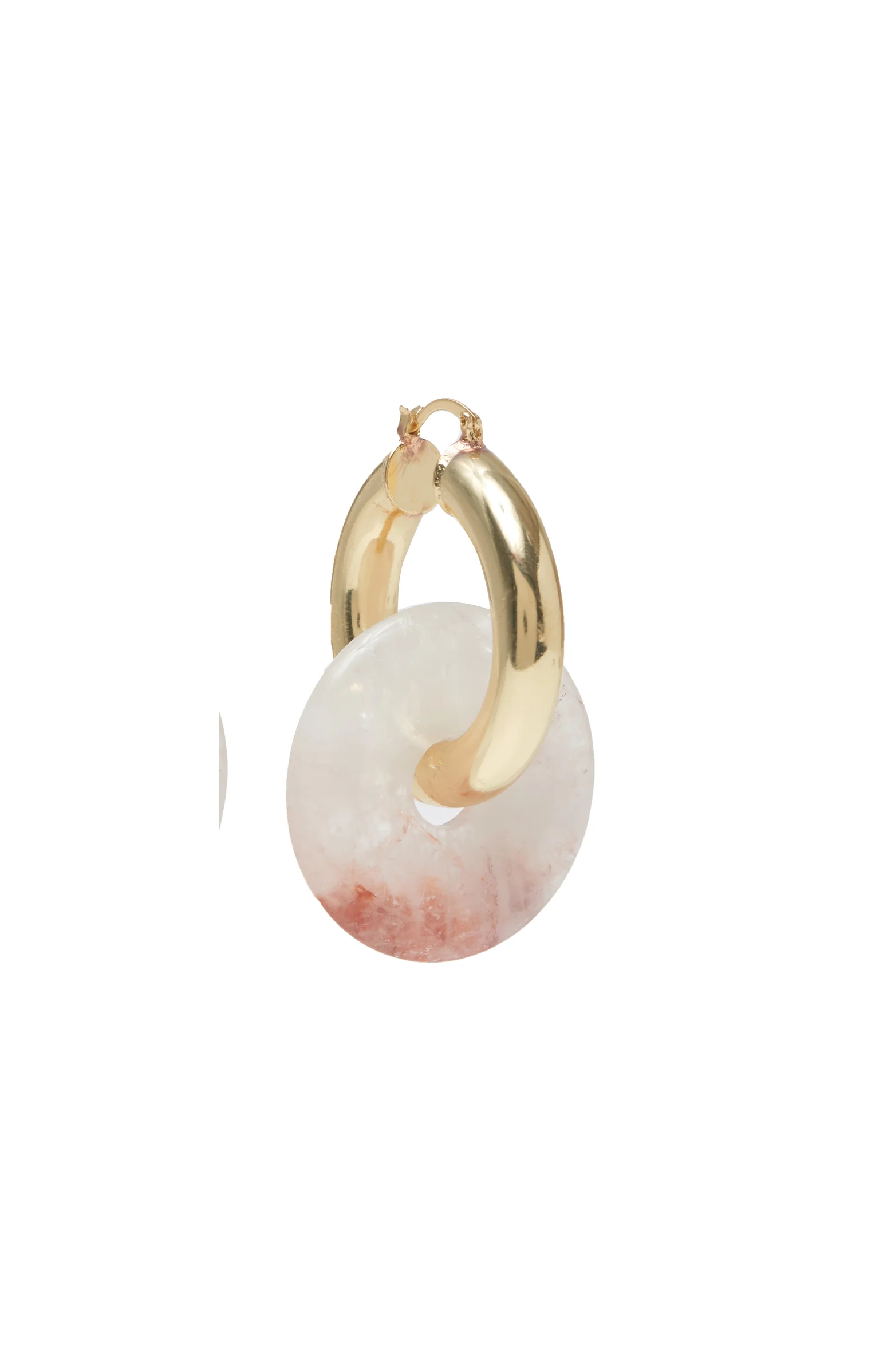 Pi Max Hoop in Cherry Quartz 