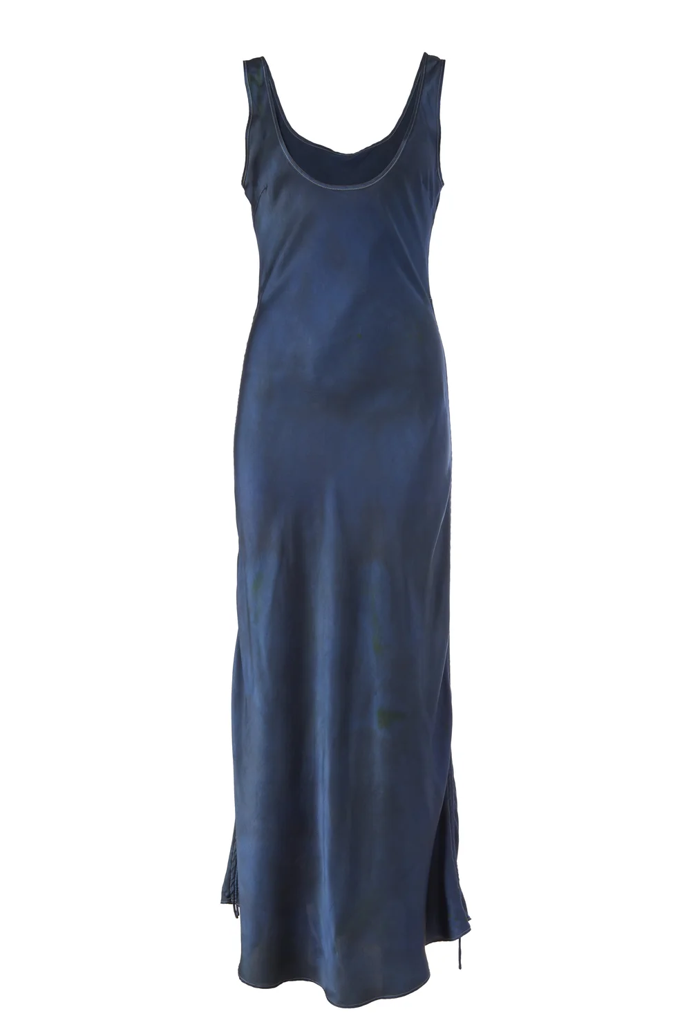 chinese dress ladies 70's Baby Blue Lace Maxi Slip Dress—[M] – mahshu