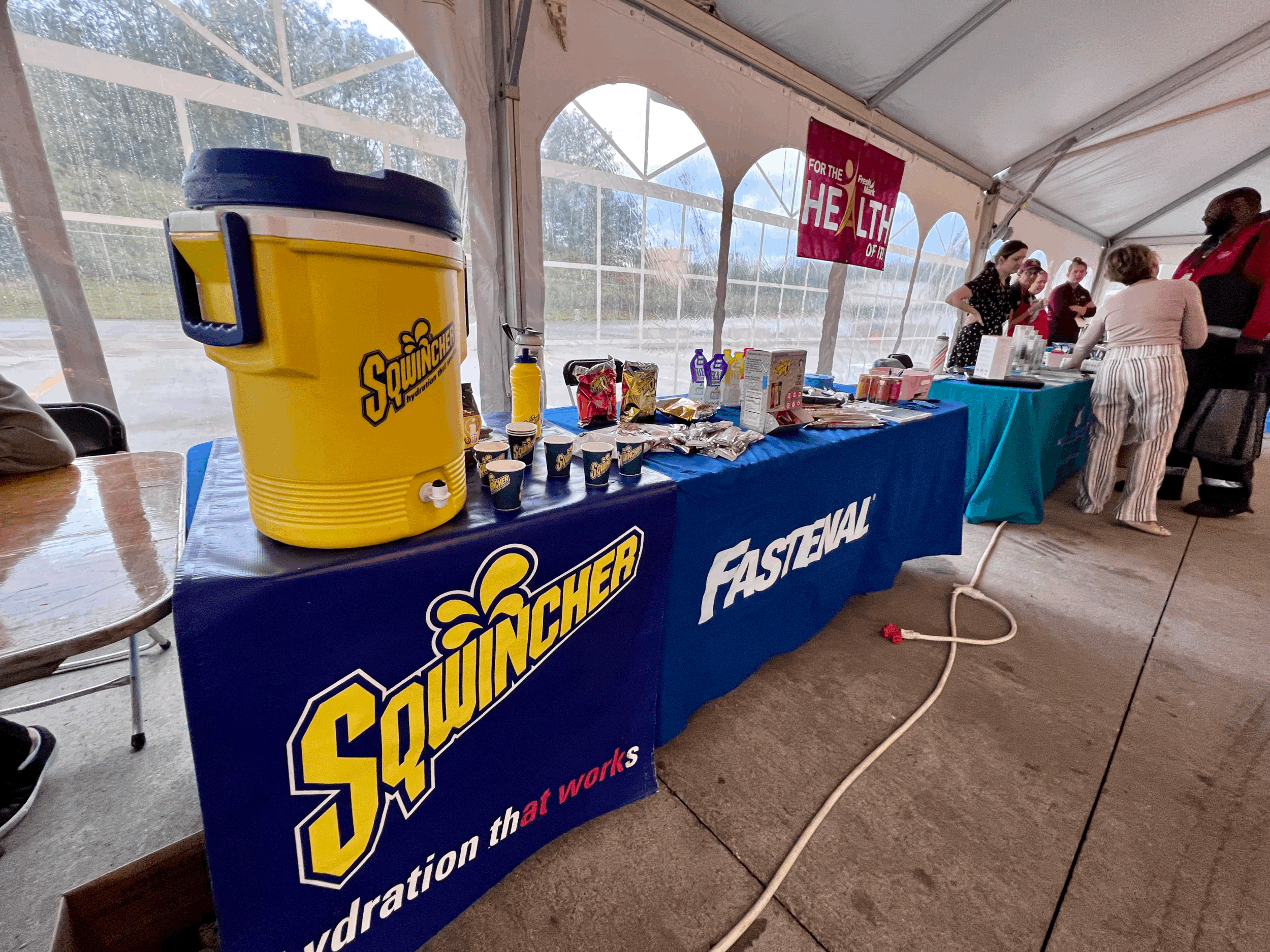 Exhibiting at a 2022 health and safety fair at a major food producer in NE Ohio