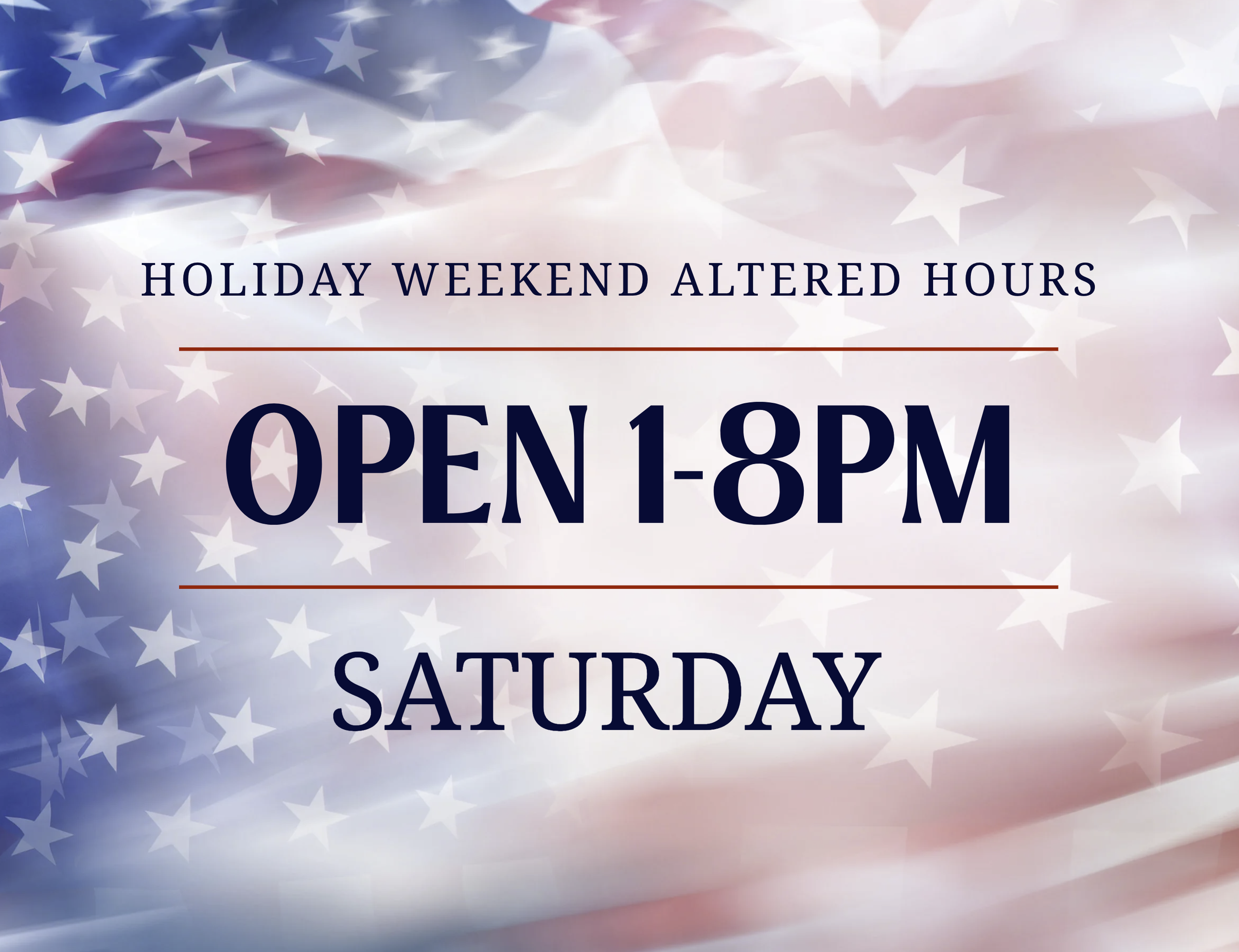 Adjusted Hours - Open 1-8