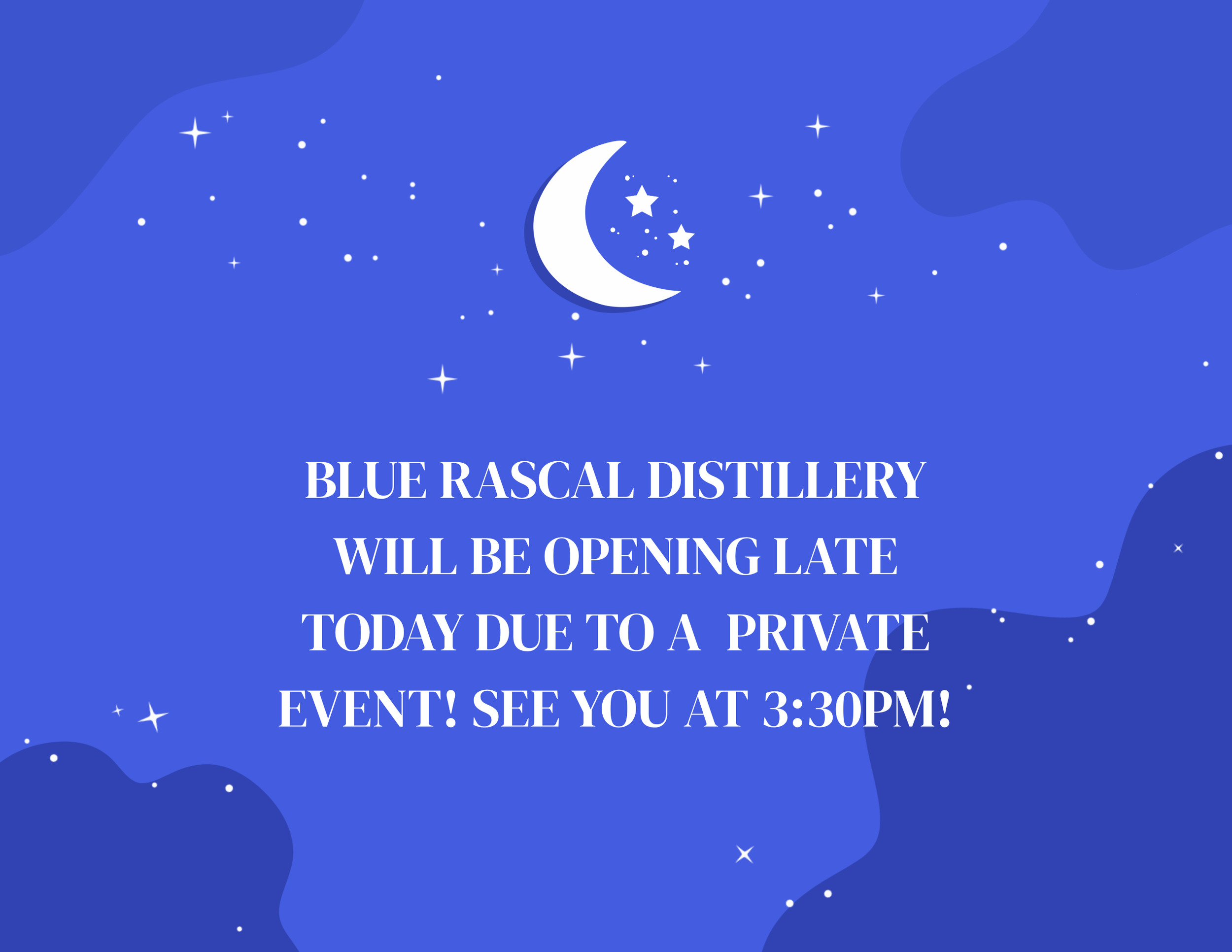 Private event 12-3, open to public at 330pm