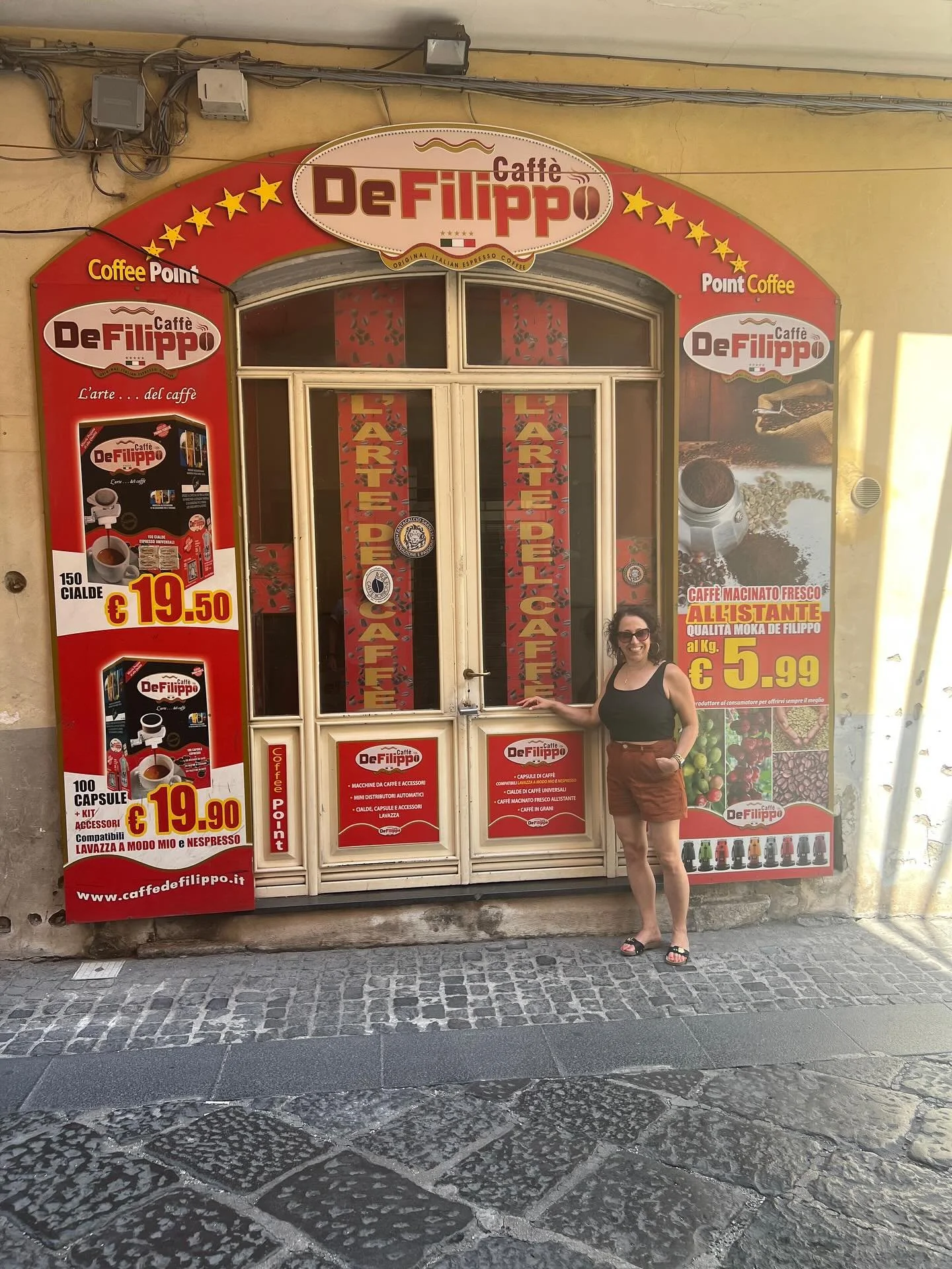 Almost 2 years to the day and I traveled to where the DeFilippos began. Sarno, Italy just outside of Naples where you can see Mount Vesuvius from the top and is connected to Pompei by canal. That day was sweaty but did not stop me from delighting in 