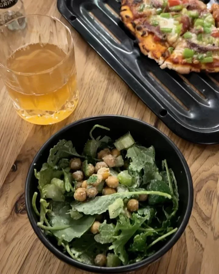 1. last night&rsquo;s dinner
2. tonight&rsquo;s dinner

I like to call it &ldquo;culinary range.&rdquo;