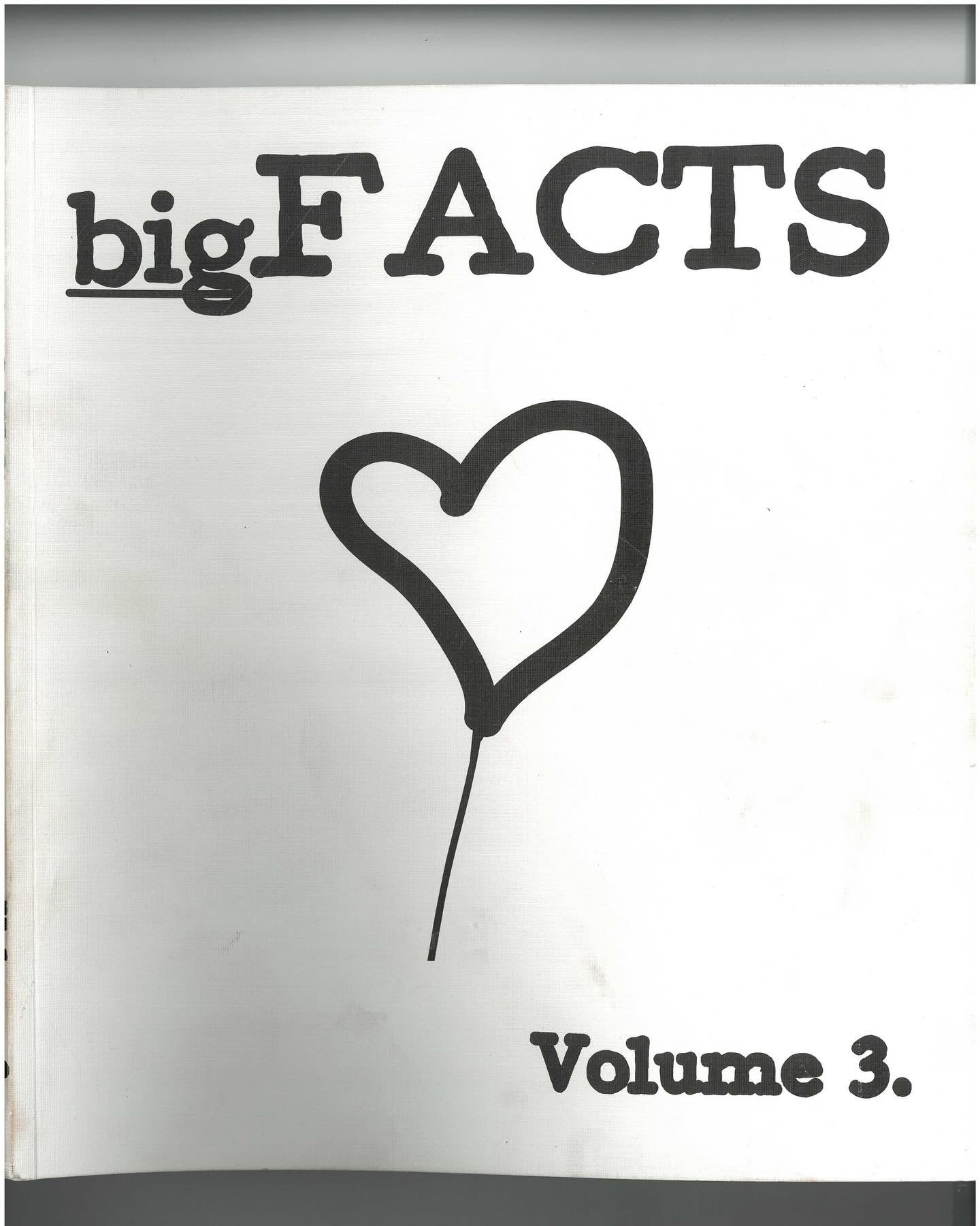 (The following contributions from the estate of Maxwell Harvey Young feature selections of &lsquo;Gentle Monsters Volume 1,&rsquo; the debut book by Poppy Baker.)

Short- and long-form literary works in a six-page spread for &lsquo;Big Facts Volume 3