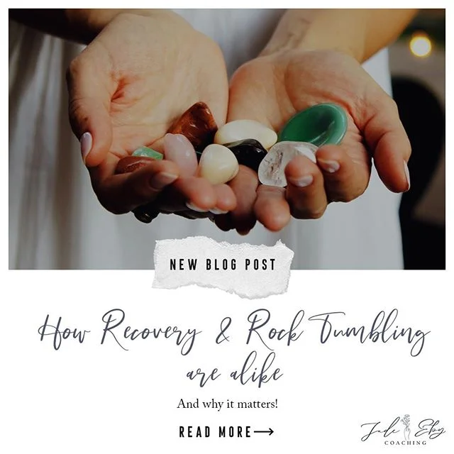 What does rock tumbling have to do recovery? Turns out, they’re more alike then I realized! https://buff.ly/2KAyNmu