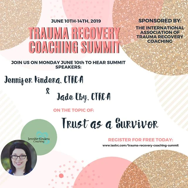 Join me and @jenniferkindera for our @iaotrc summit interview on Trust as a Survivor! Sign up for free - link in bio! #traumarecovery #traumarecoverycoaching