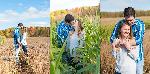 Green Bay Wedding Photography: Charlotte and Jeremy's Rustic Engagement Session