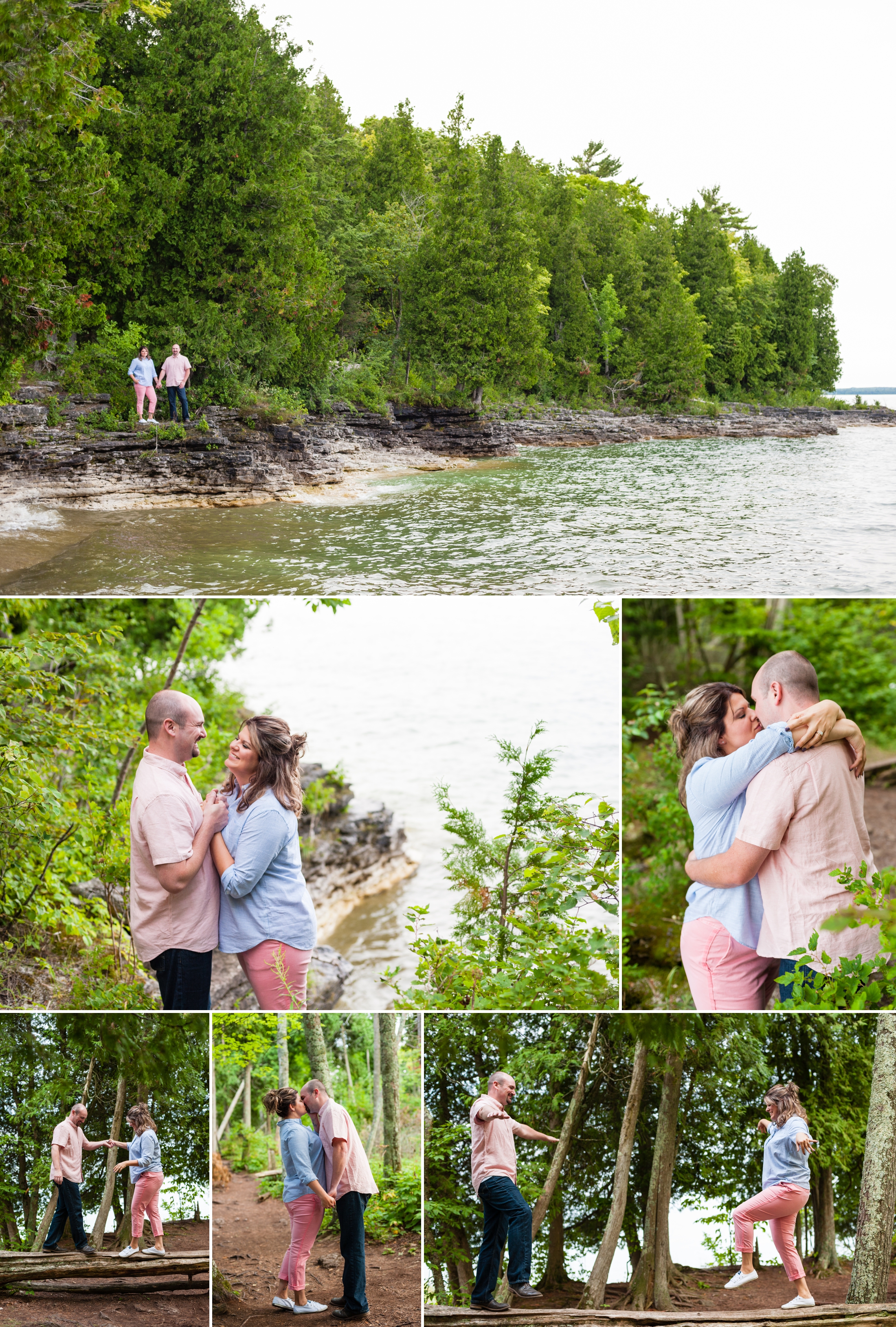 Best Wisconsin Wedding Photography Fragrant Isle Lavender Farm Engagement Photoshoot