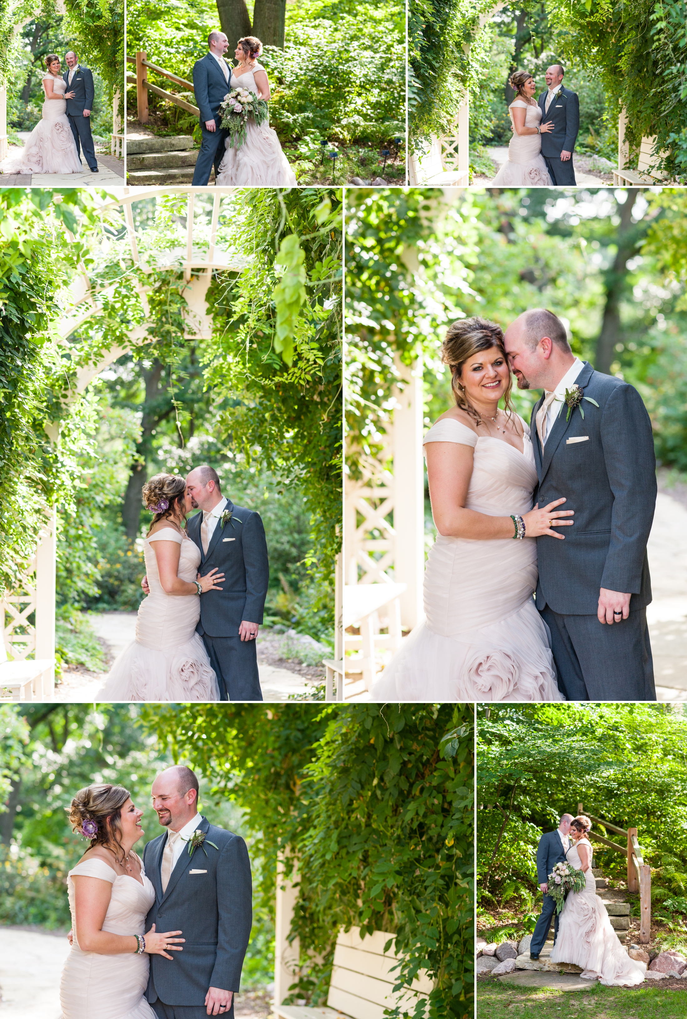 Wisconsin Wedding Photography, Green Bay Botanical Gardens