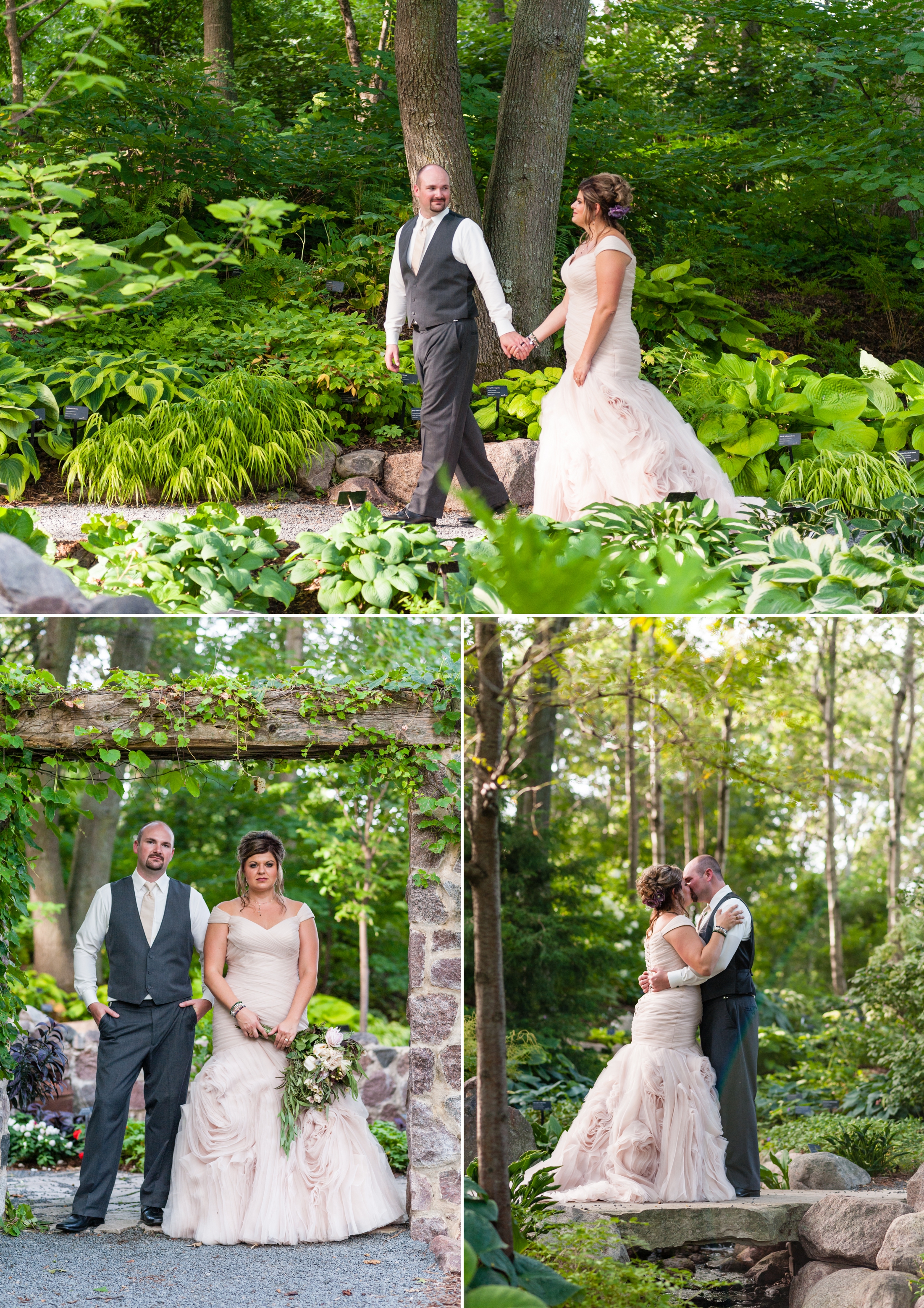 Wisconsin Wedding Photography, Green Bay Botanical Gardens