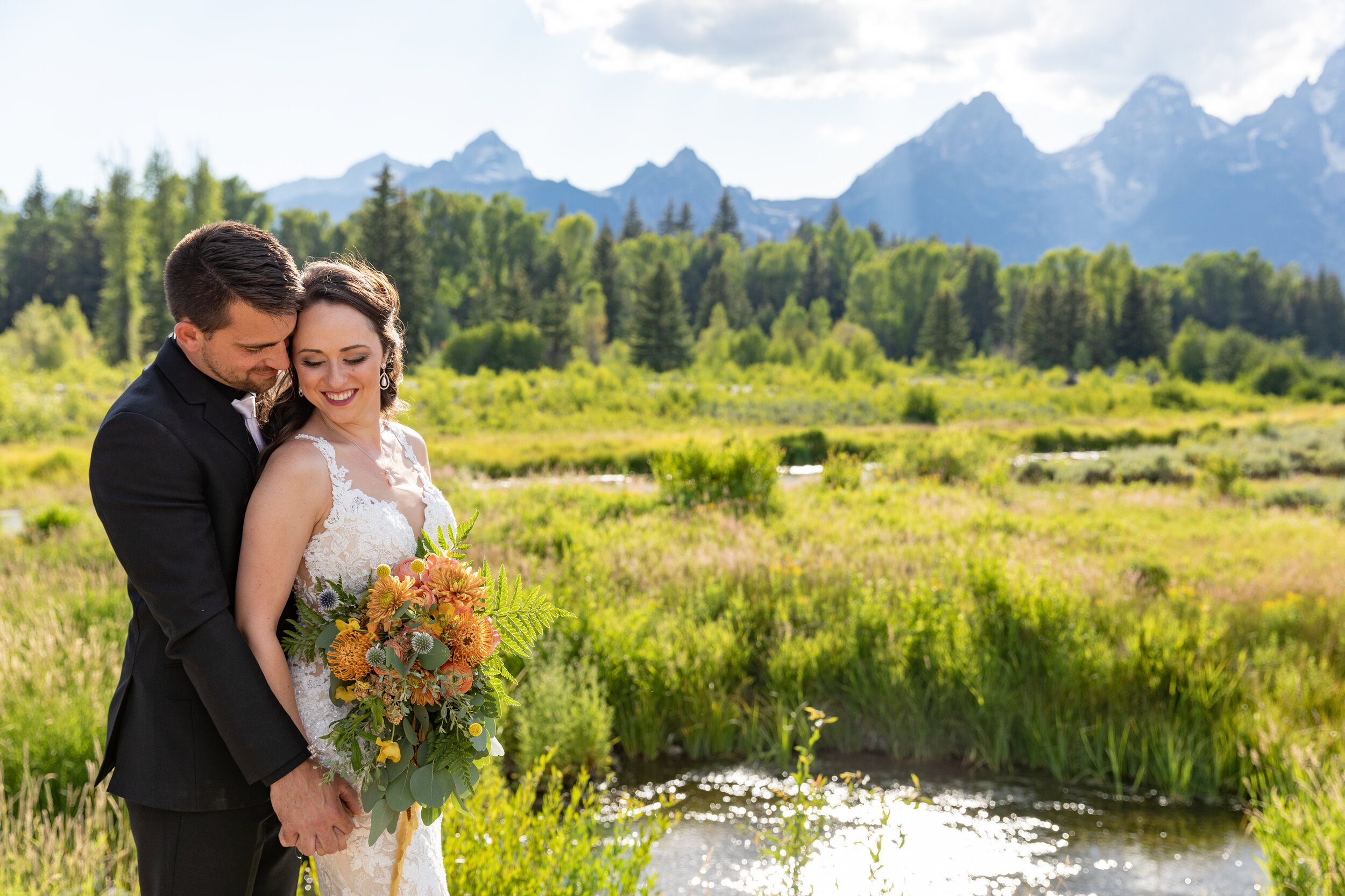 Grand Teton Schwabacher Landing Wedding Elopement Photographer