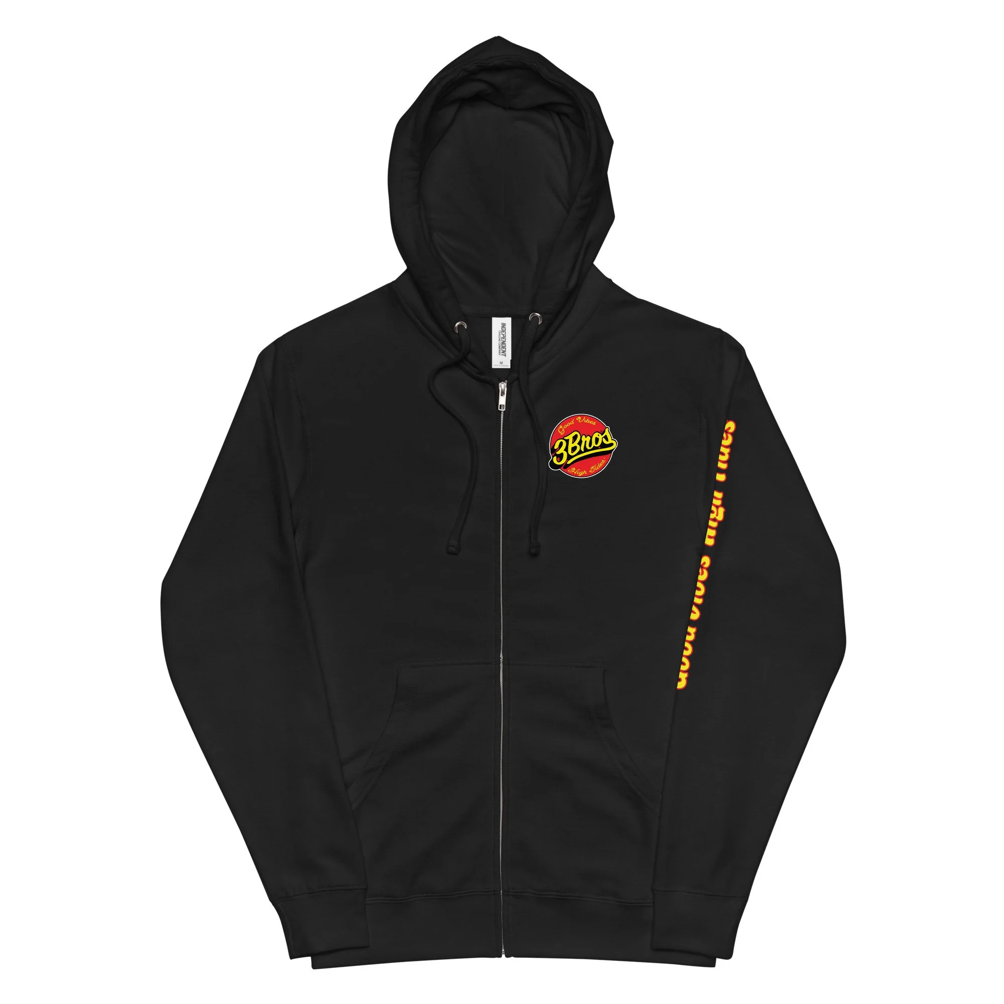 unisex-fleece-zip-up-hoodie-black-front-6a878537c248a.jpg