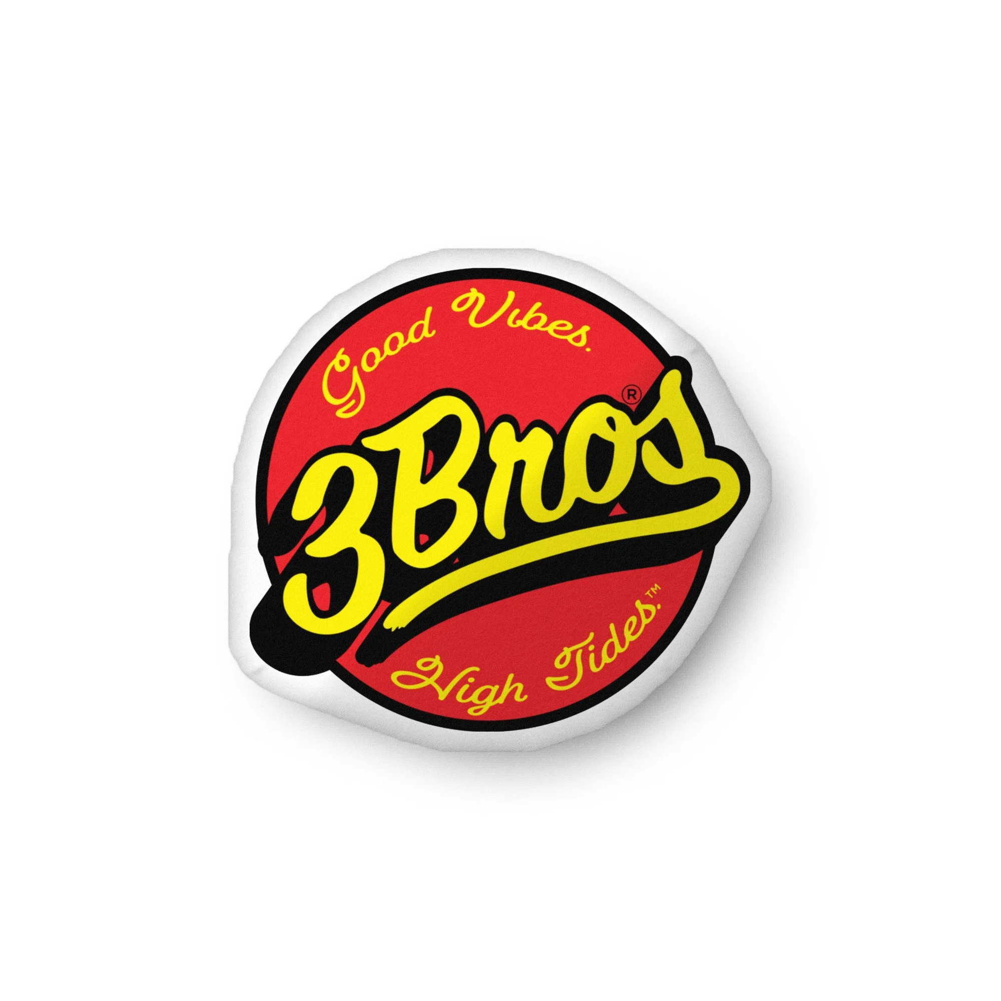 3 Bros Circle Logo Pillow