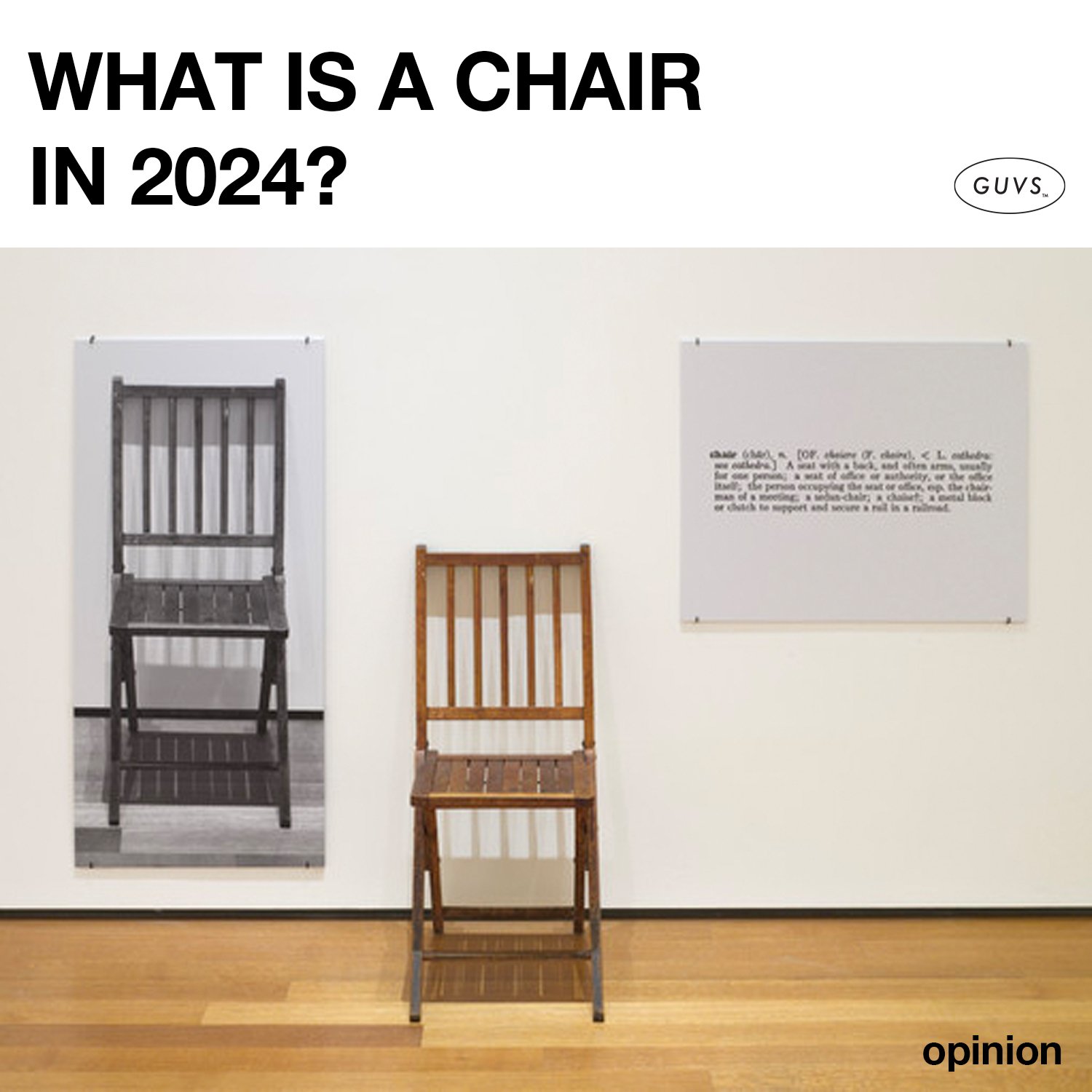 What is a chair? — GUVS