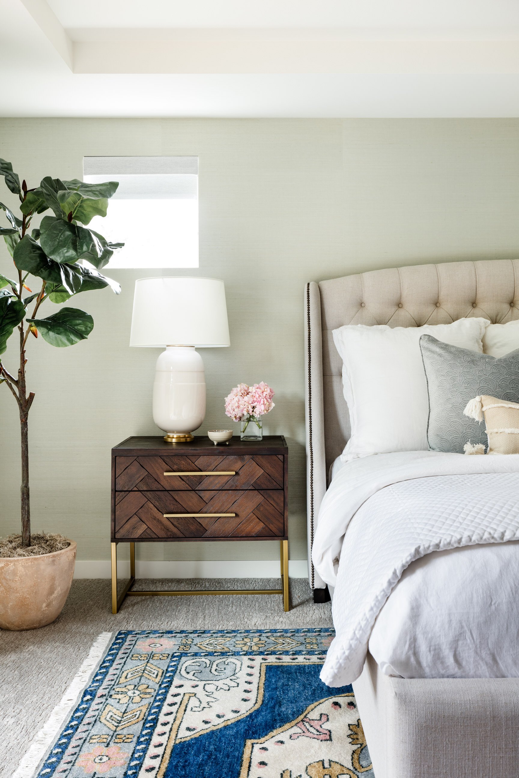 Bedroom interior design by Kimberlee Marie Interiors