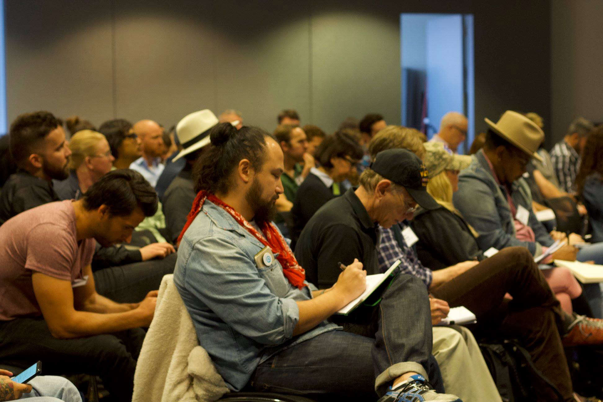 Participants at the 2018 Veterans Writing Project Retreat.