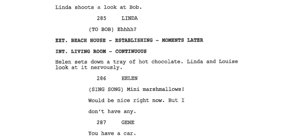 Single Camera Sitcom Spec Script Examples FORMATTING YOUR SPEC SCRIPT WHILE SOCIAL DISTANCING: A PRIMER - PART 3 ...