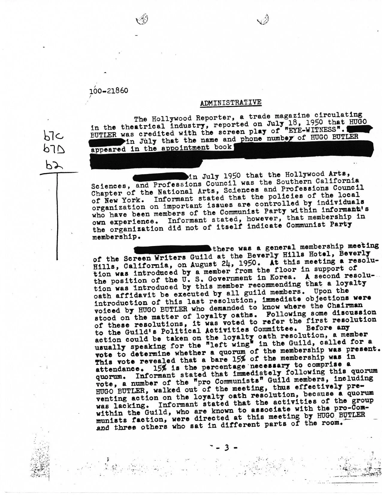 FBI file