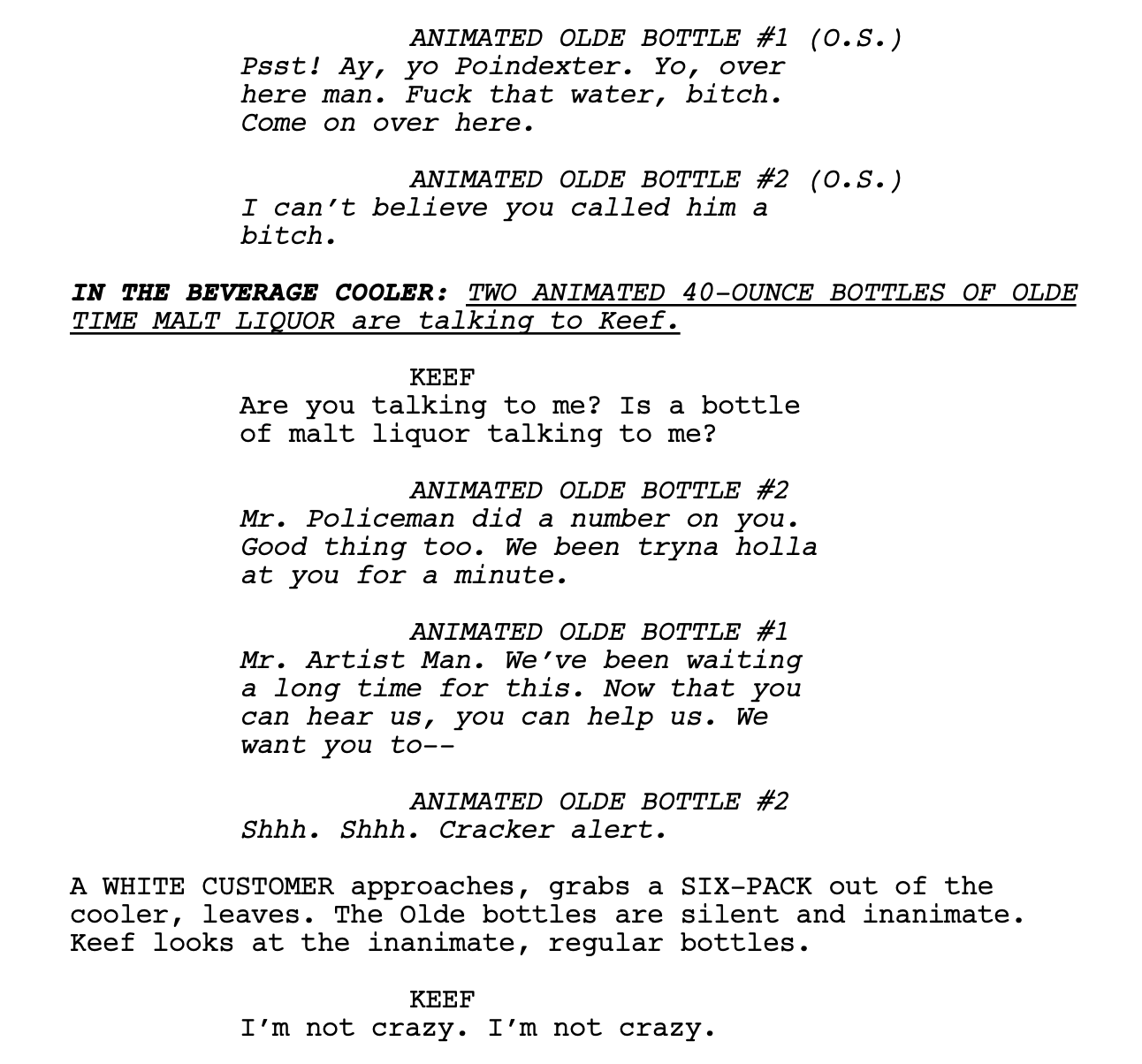 FORMATTING YOUR SPEC SCRIPT WHILE SOCIAL DISTANCING A PRIMER, PART 15 — The Writers Guild