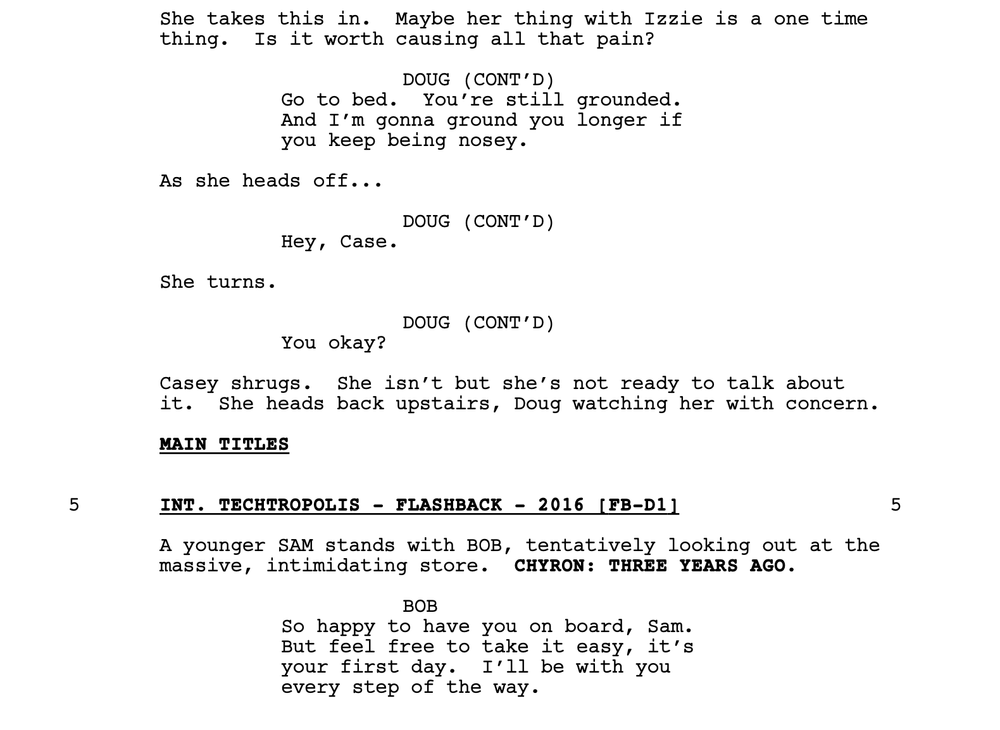 Show Format Tv Show Screenplay Format _ How to Format a Script – KMFP
