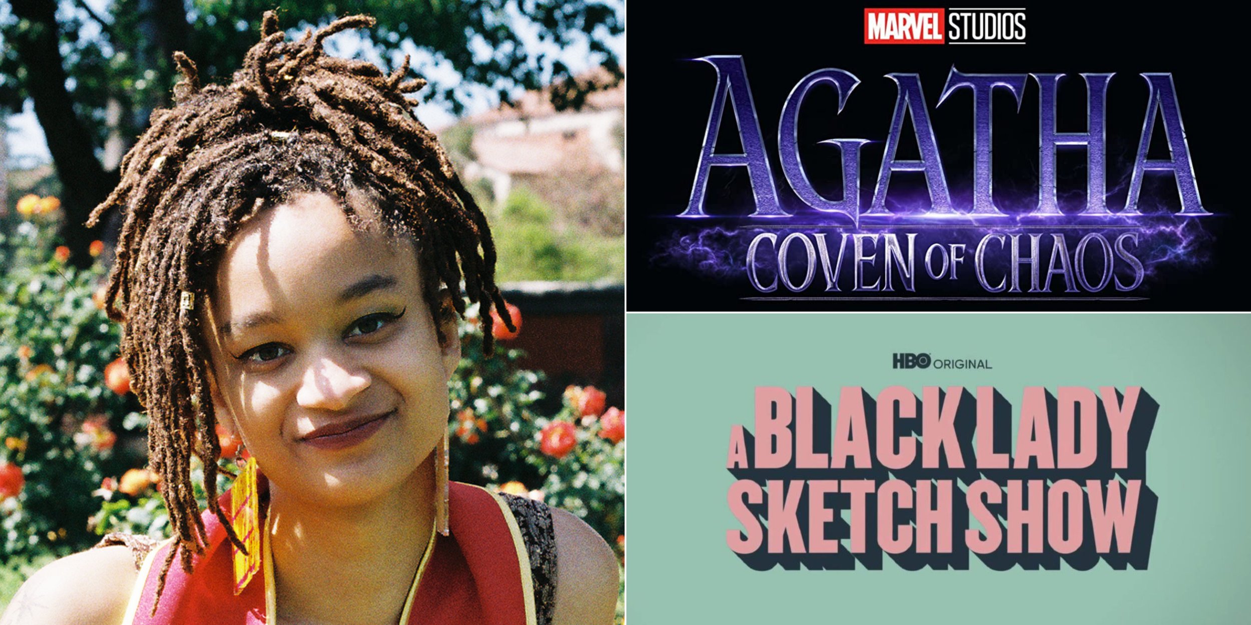  Gia King was hired as a Writers’ Assistant on  A Black Lady Sketch Show  and  Agatha: Coven of Chaos .  