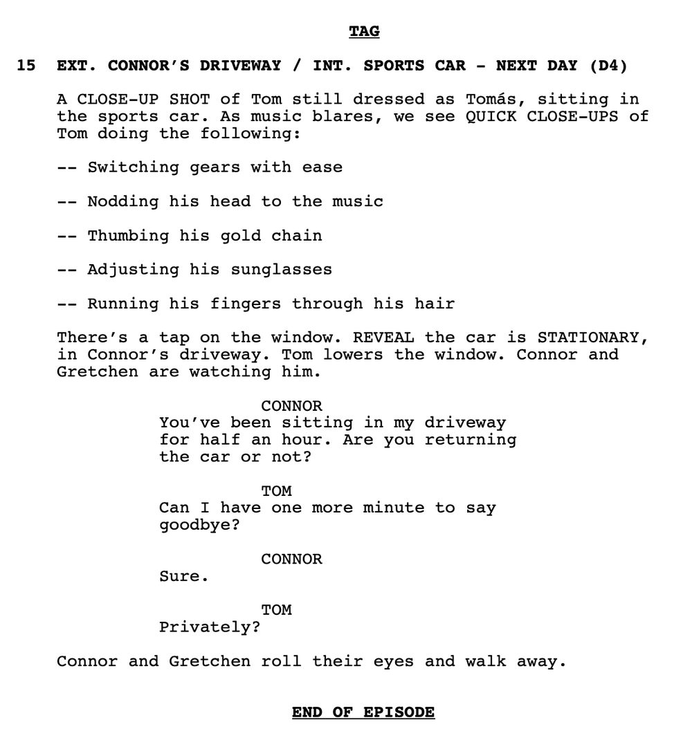 FORMATTING YOUR SPEC SCRIPT WHILE SOCIAL DISTANCING, A PRIMER PART 19 ...