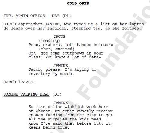 FORMATTING YOUR SPEC SCRIPT, A PRIMER: PART 22 — The Writers Guild ...