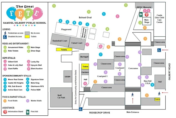 2025 Great Fete Map — the Great Fete