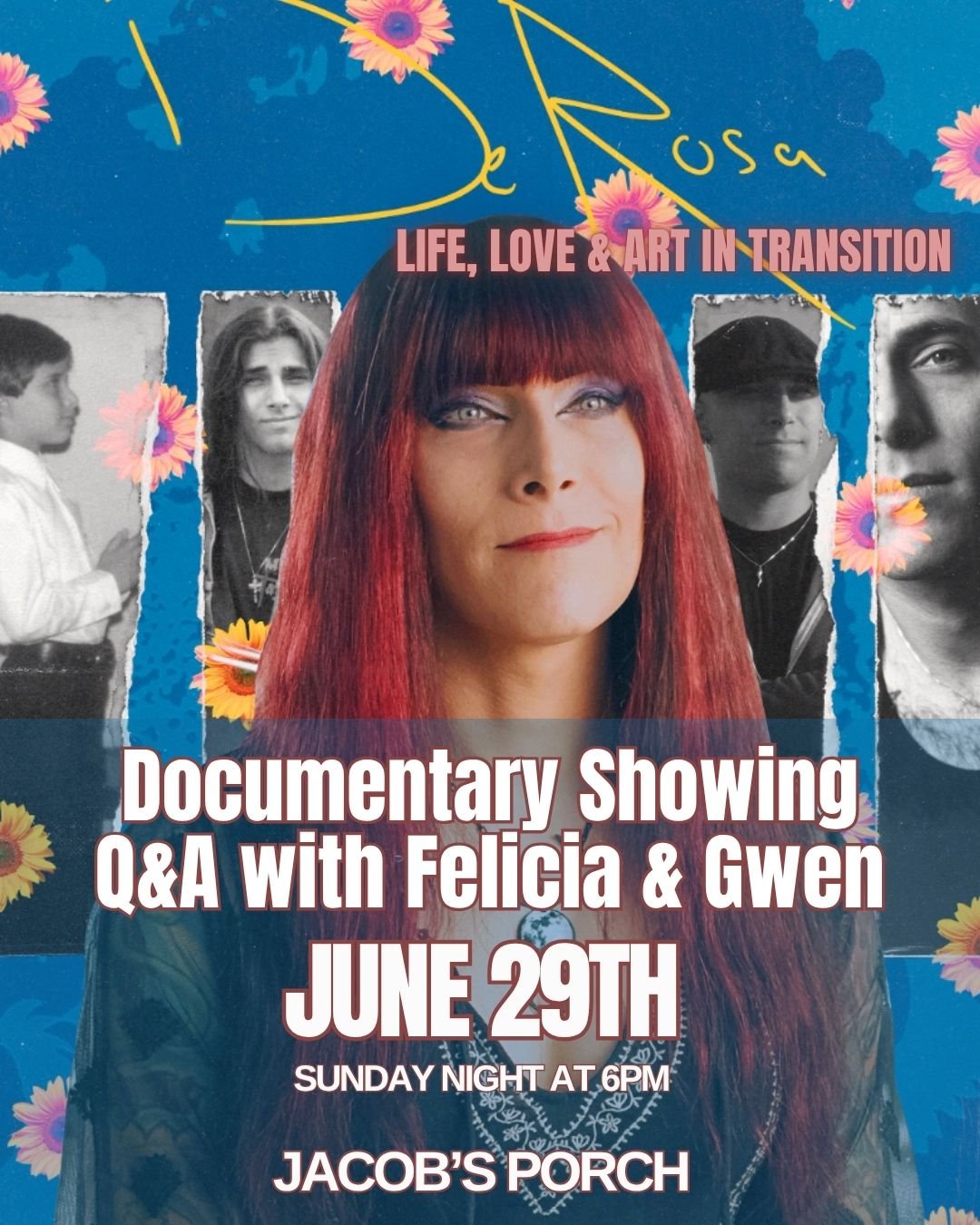 Sunday summer movie series is in full swing and we are delighted to have the chance to have our friends share their documentary and chat with us about it on June 29th! Come join us for a celebration of authenticity and love as Pride Month comes to a 