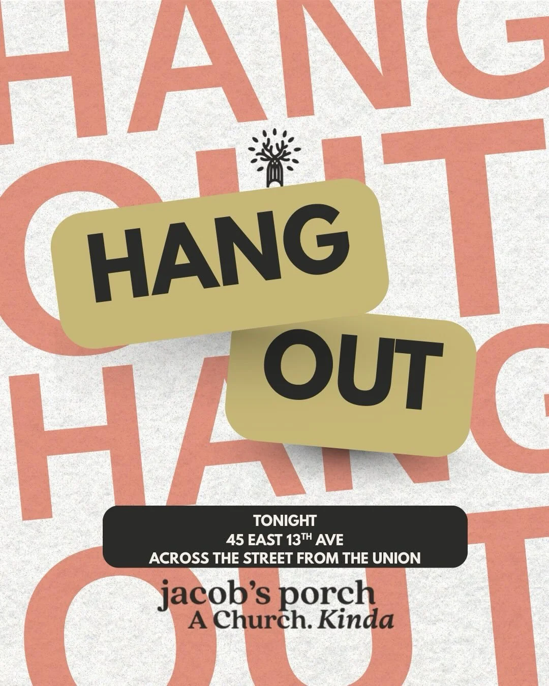 We&rsquo;re back for another semester! Come by tonight at 6:06pm for pizza and good company