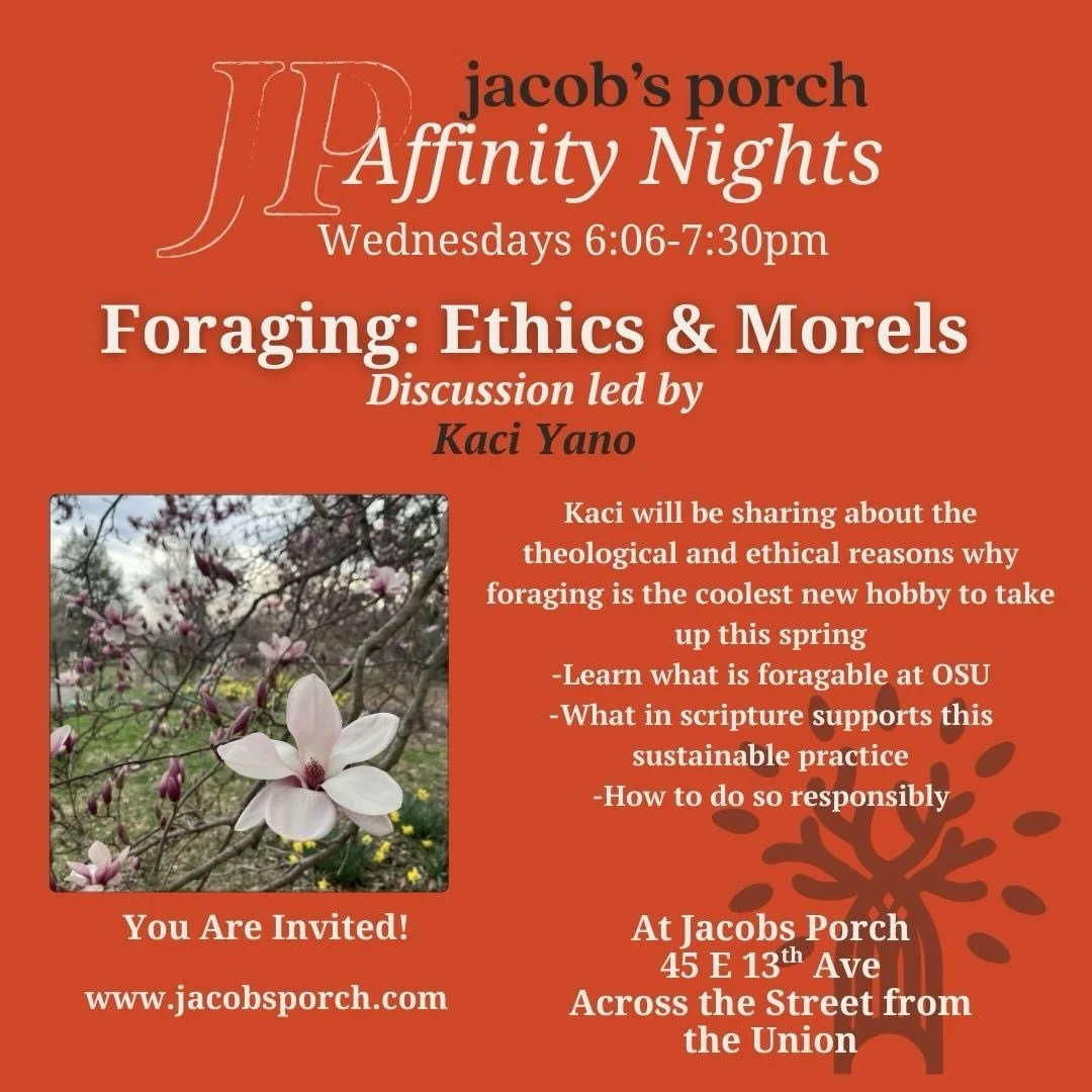 Join us tomorrow night (Wednesday) at 6:06pm for an engaging conversation led by Kaci Yano