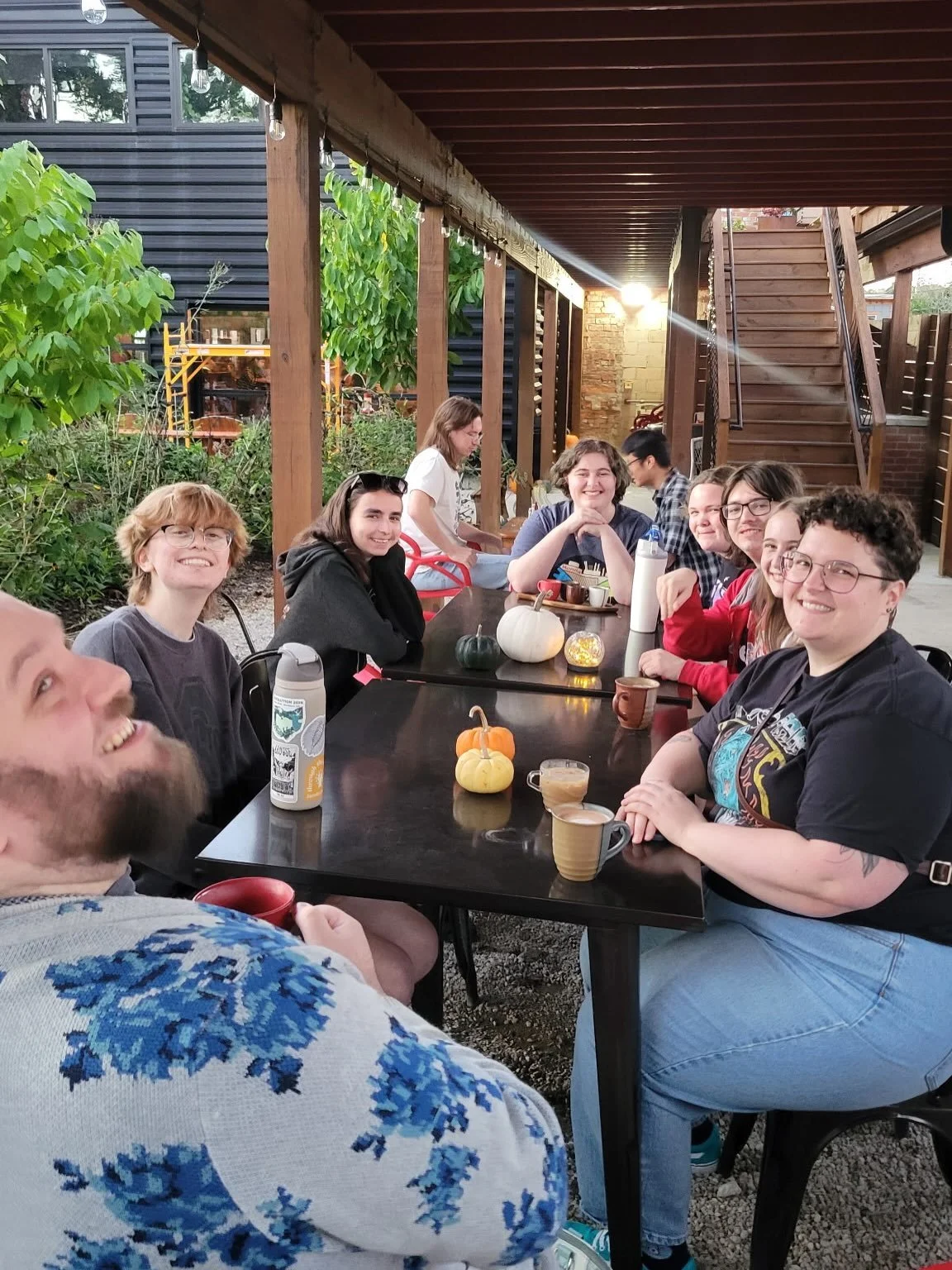 Wondering what community at the Porch is like? It&rsquo;s chatting and laughing over special beverages, hearing scholars talk about interesting things, eating home cooked meals together, calling on the Spirit to hold us in worship and so much more 🫶