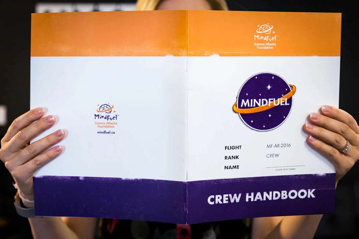 Crew Handbook and Mission Patches MindFuel, C&amp;B Advertising