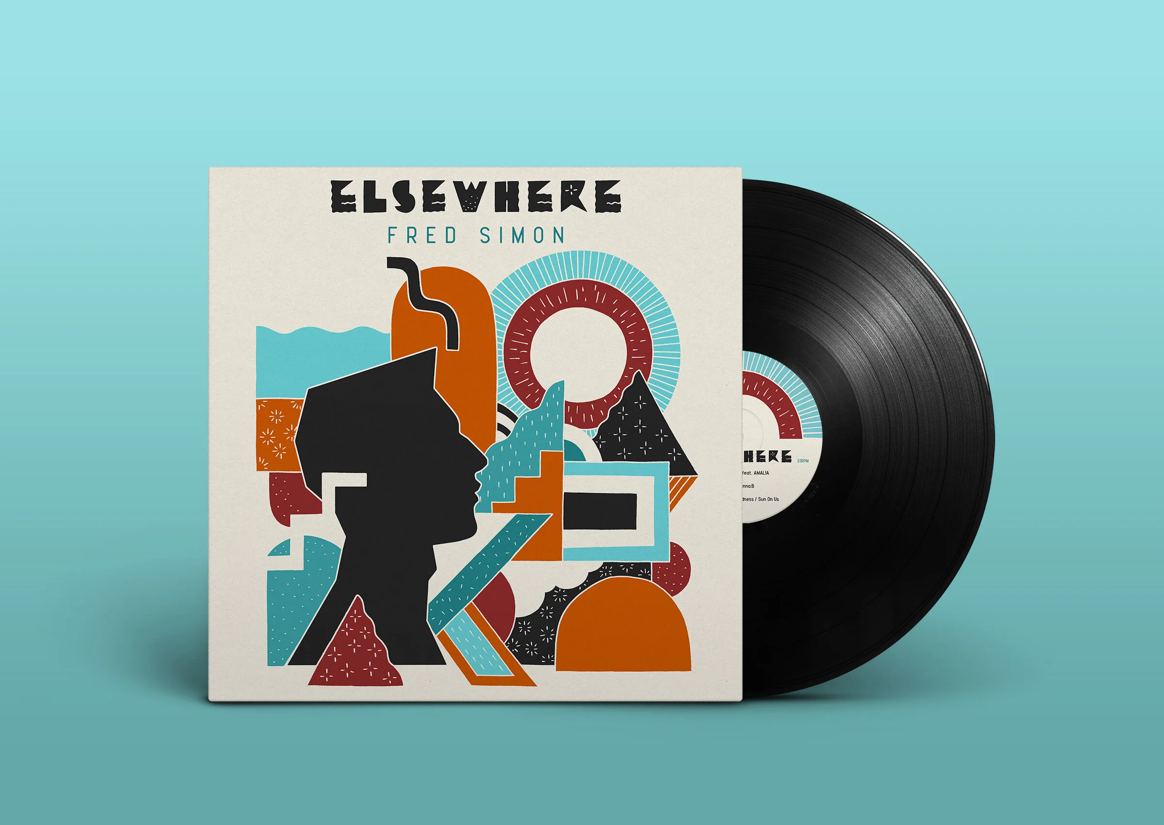Fred Simon - Elsewhere 12 Inch Vinyl EP