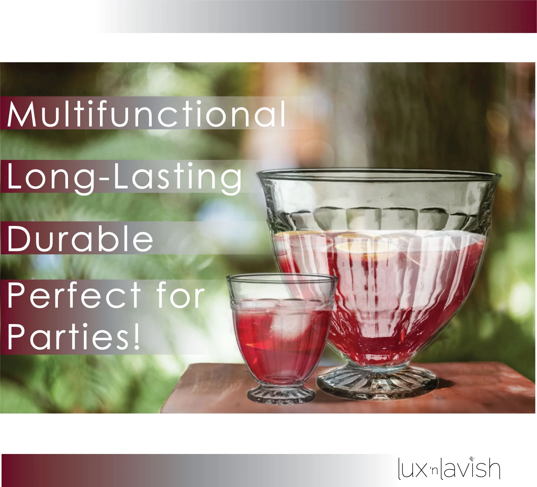 Lux 'n Lavish Punch Bowl Set
