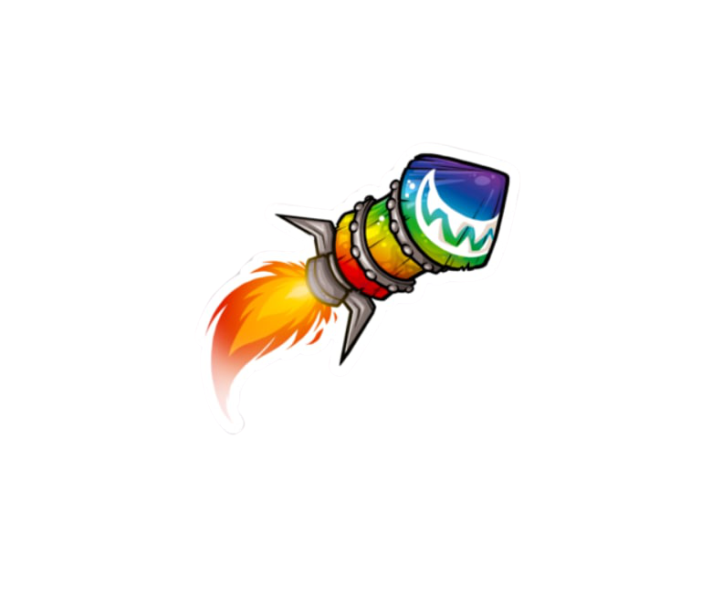 Wowhead Pride Sticker — Wowhead Shop