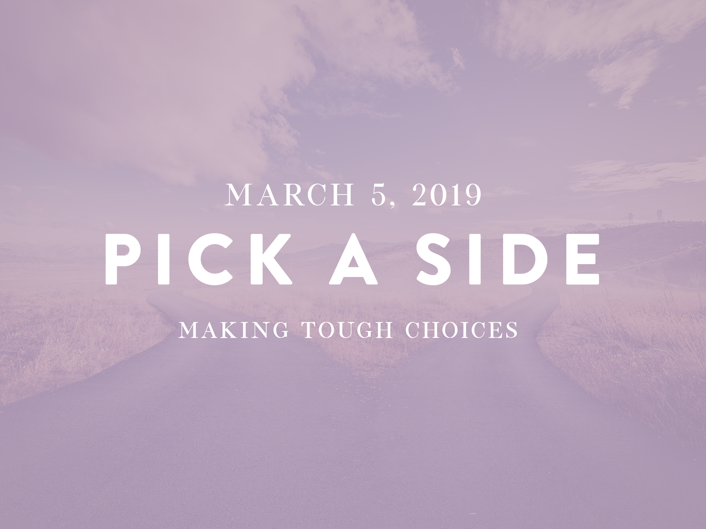 Pick A Side