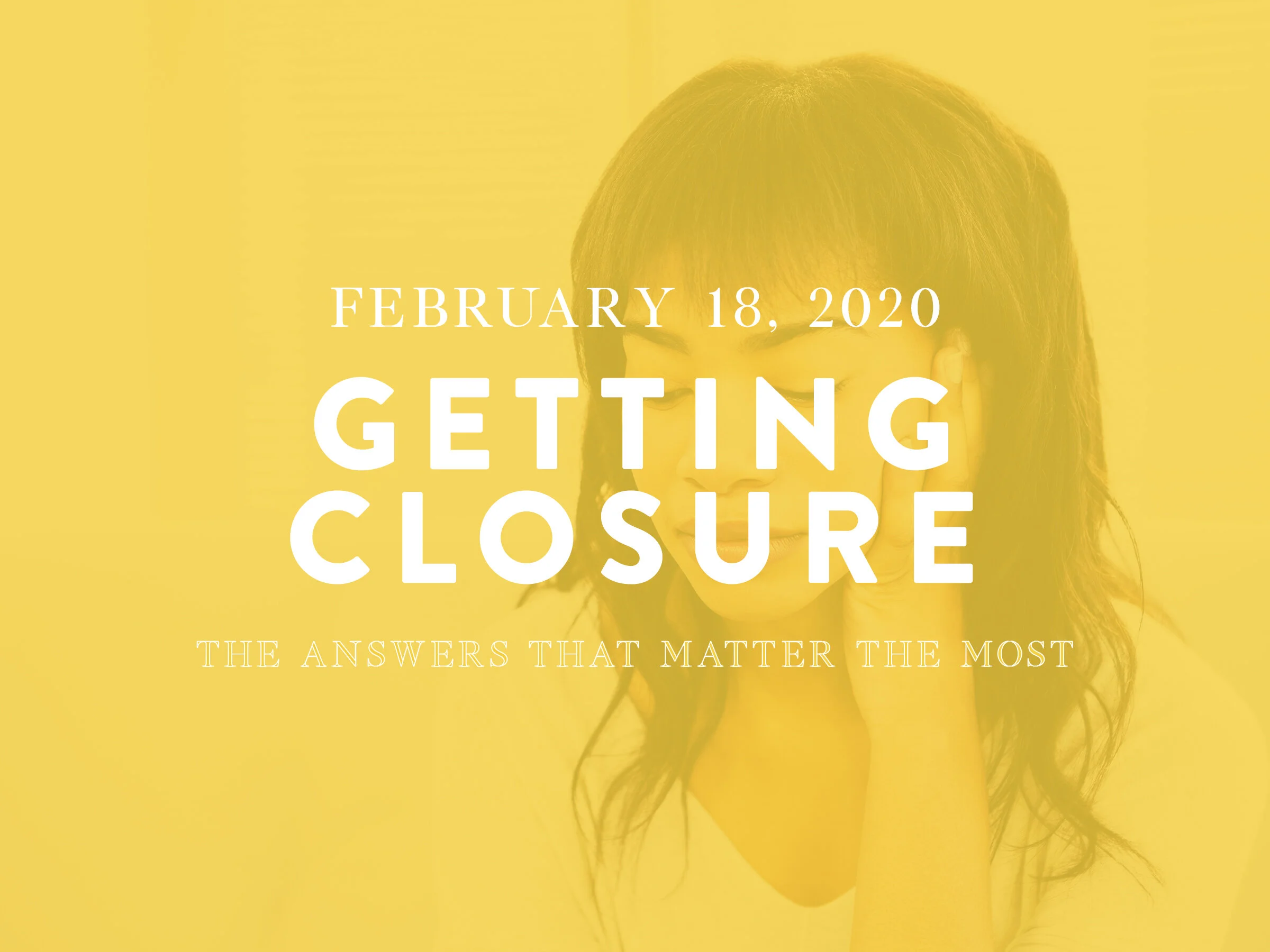 Getting Closure