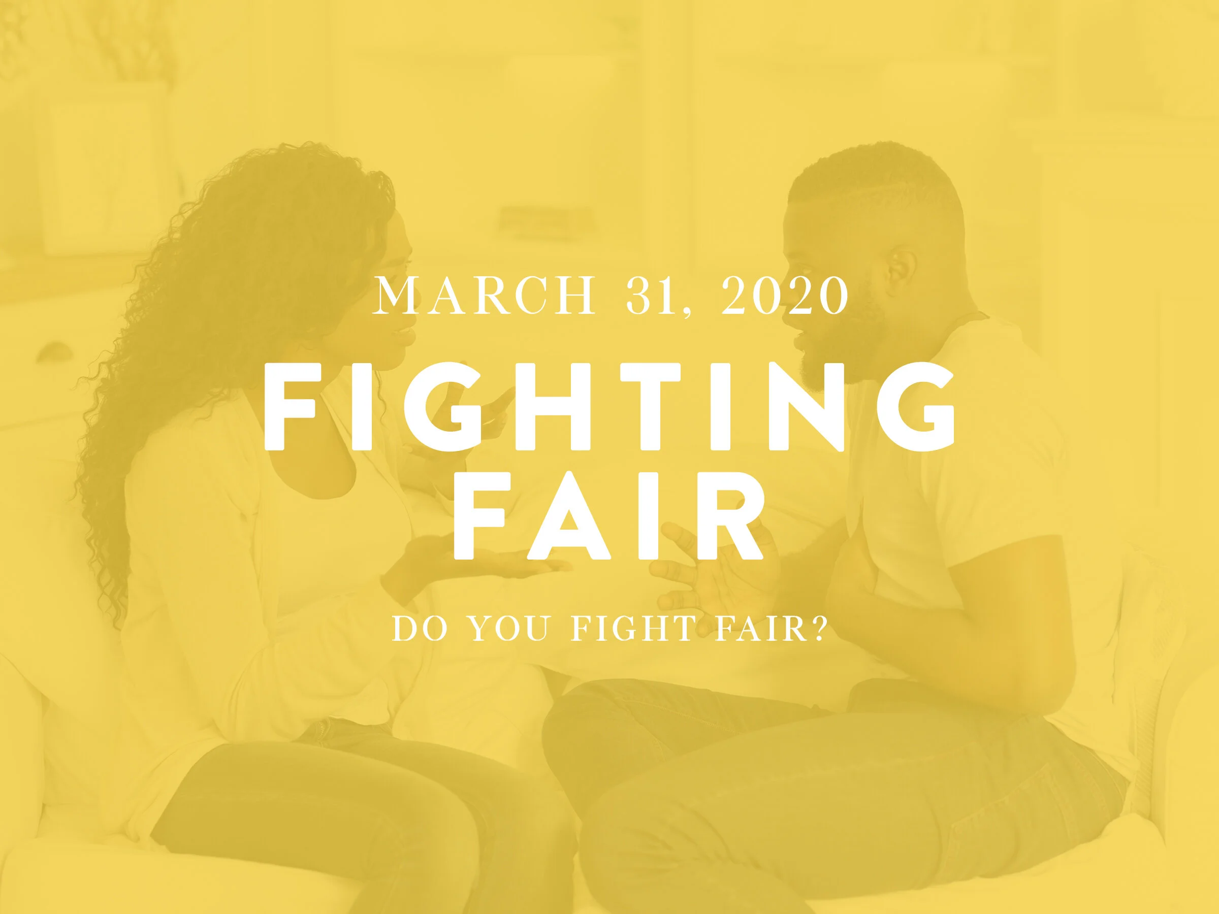Fighting Fair