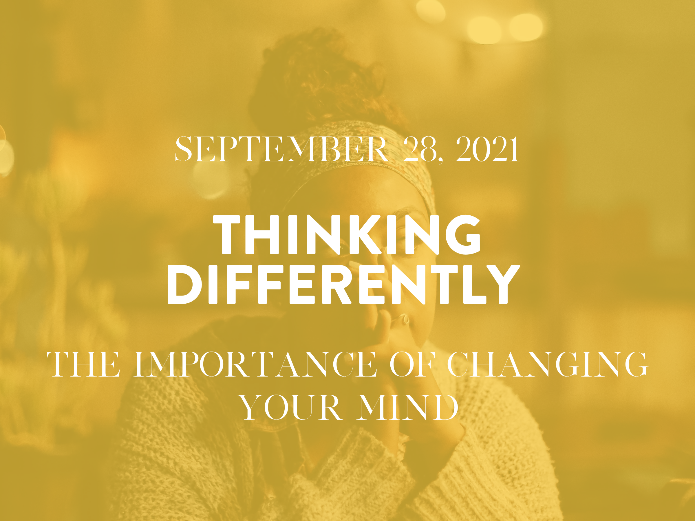 Thinking Differently 