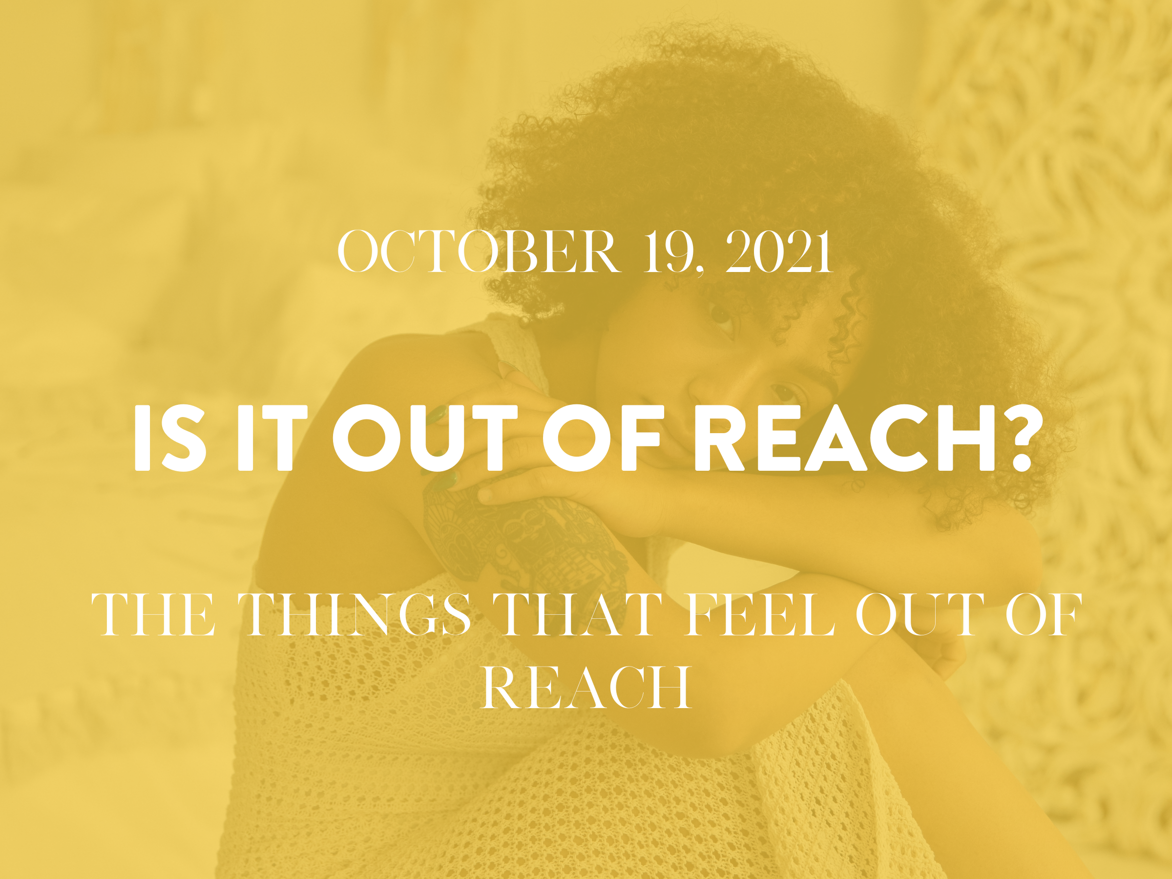 Is it Out Of Reach?
