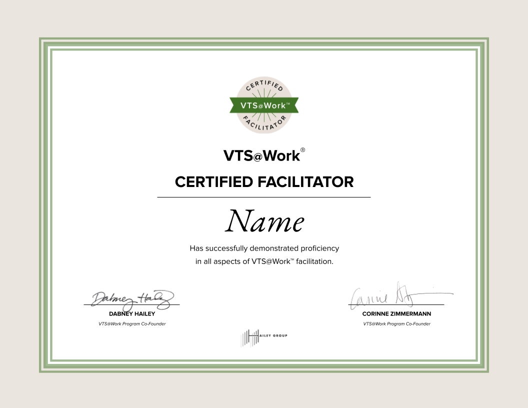 VTS program for Individuals — HAILEY GROUP