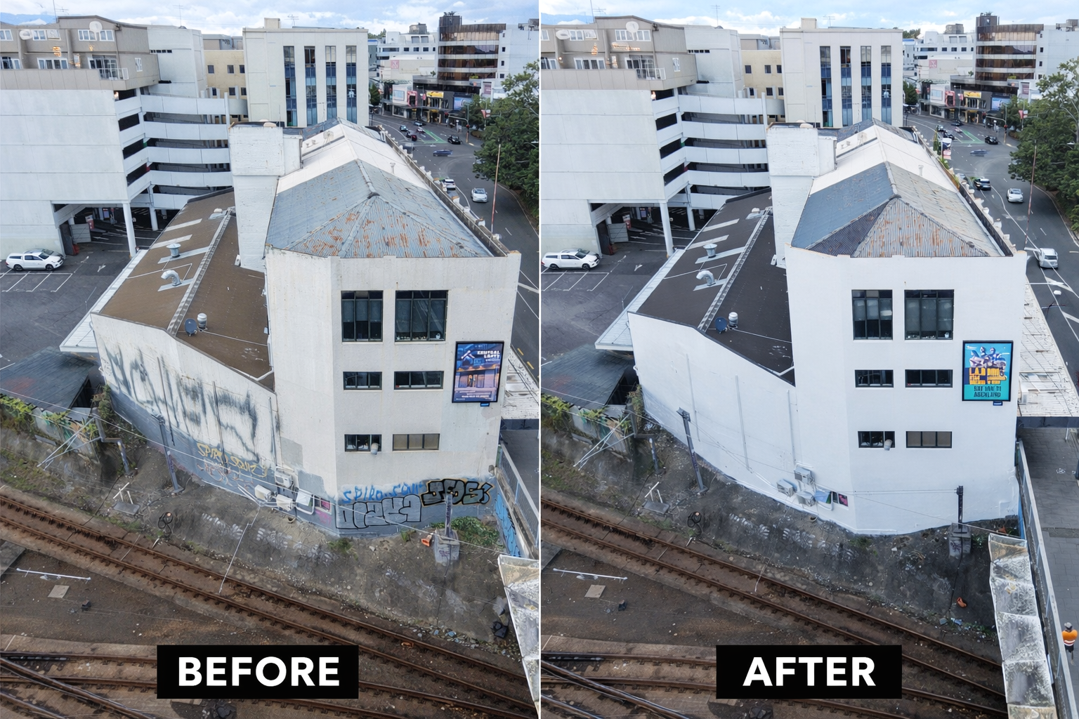 Elevation Beautification Beside the Rail Corridor