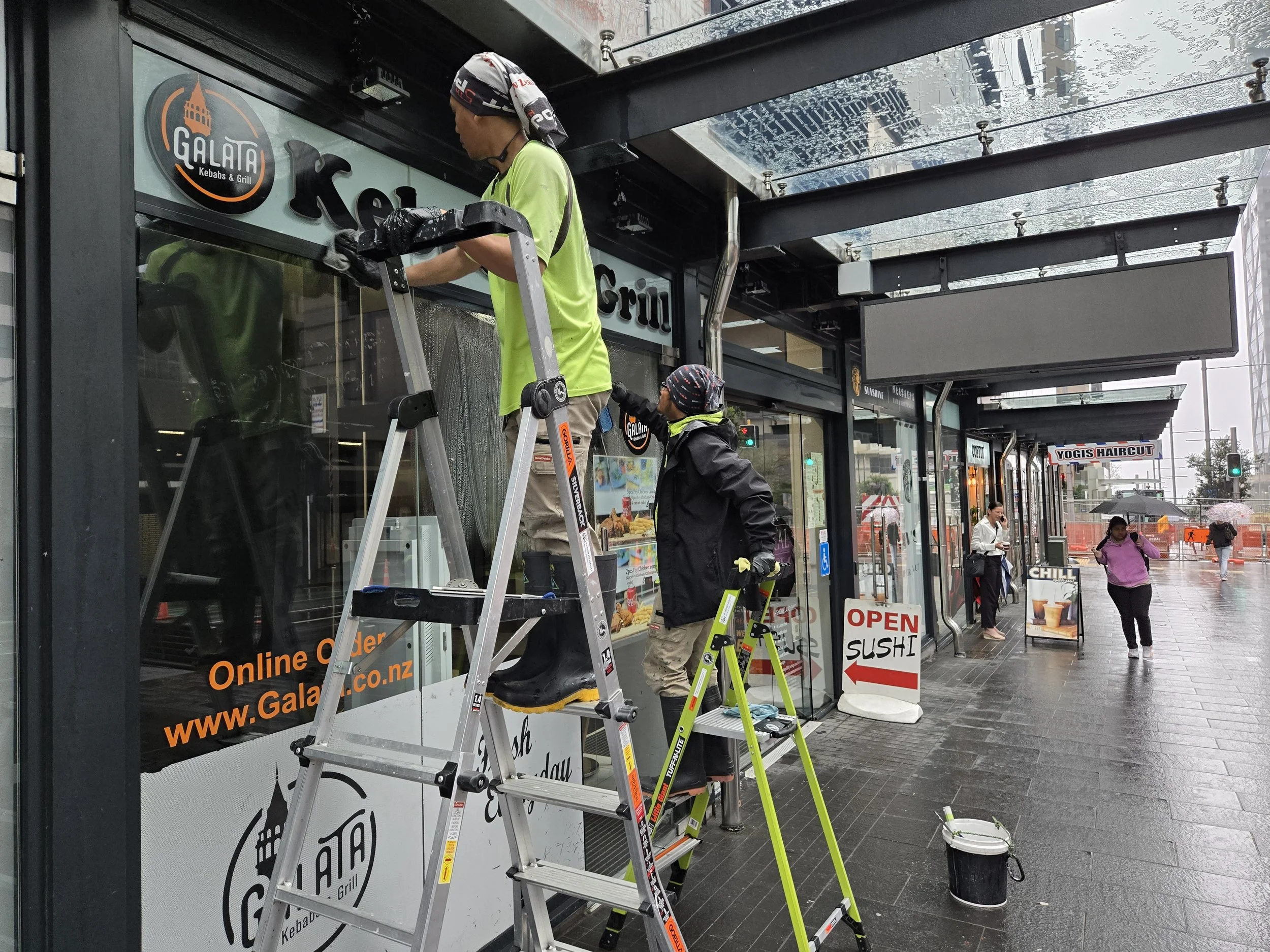 Working at Height with Rope Access | MB Property Services Auckland