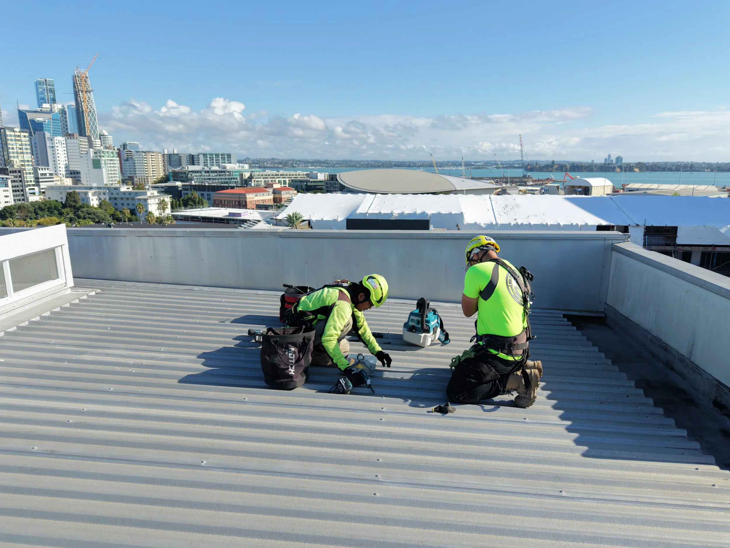 Industrial Rope Access Roof Anchor Installation Auckland