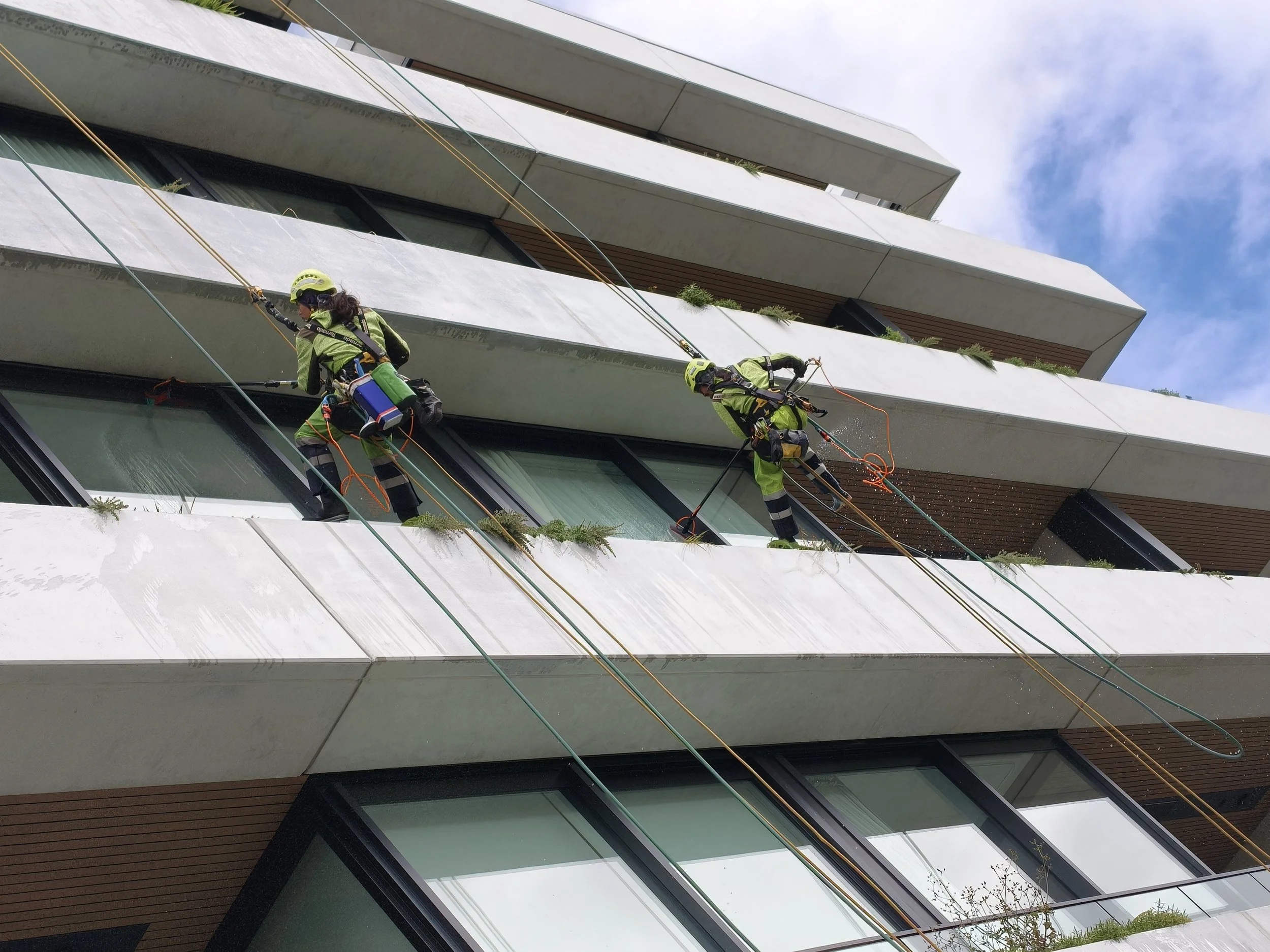 Completing a New-Build Façade Where Access Is Limited