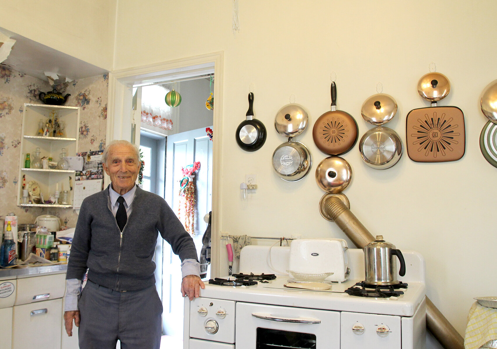 100 year-old Tony Mainiero In His Kitchen