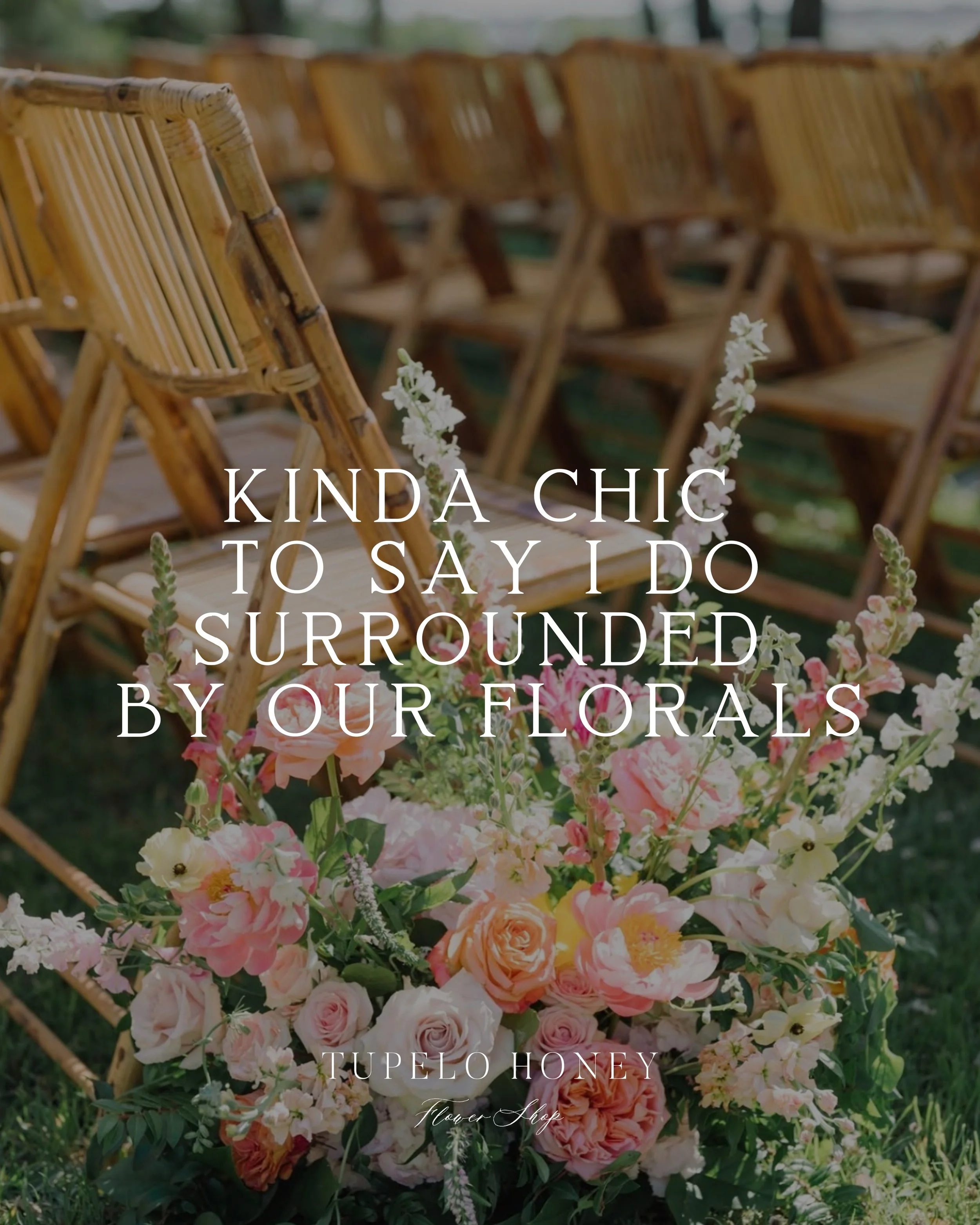 We love a good floral-heavy wedding! 🌿 Swipe through a few of our favorite florals from real Tupelo Honey weddings, each one designed to feel just as personal as the couple behind it.

Dreaming up your wedding florals? We&rsquo;d love to be part of 