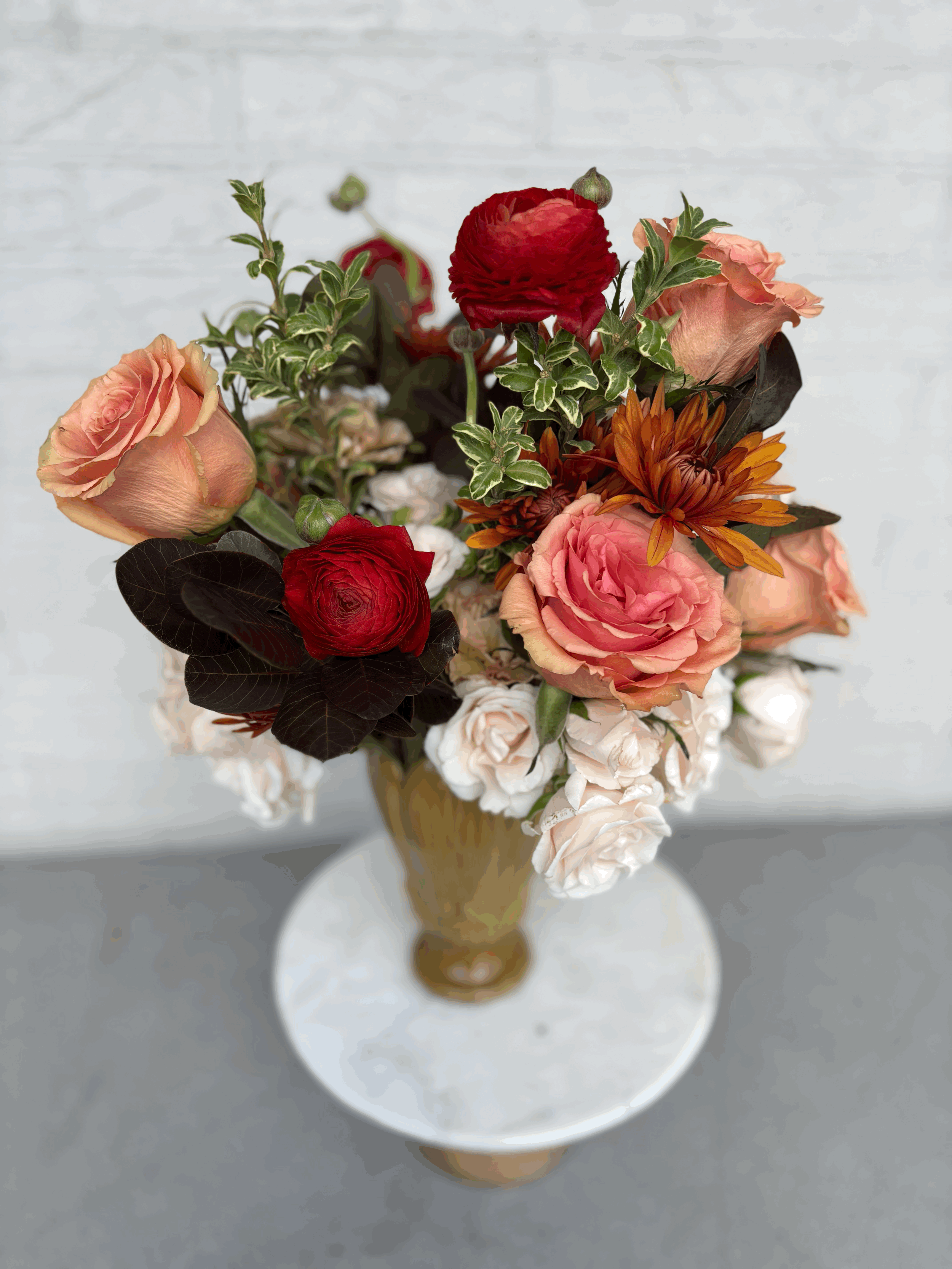 Prosper Vase Floral Arrangement - Thanksgiving