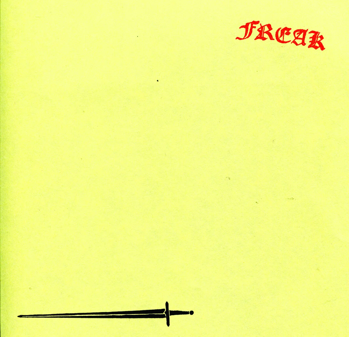 Freak - Ritual Death 7” Vague Absolutes Records